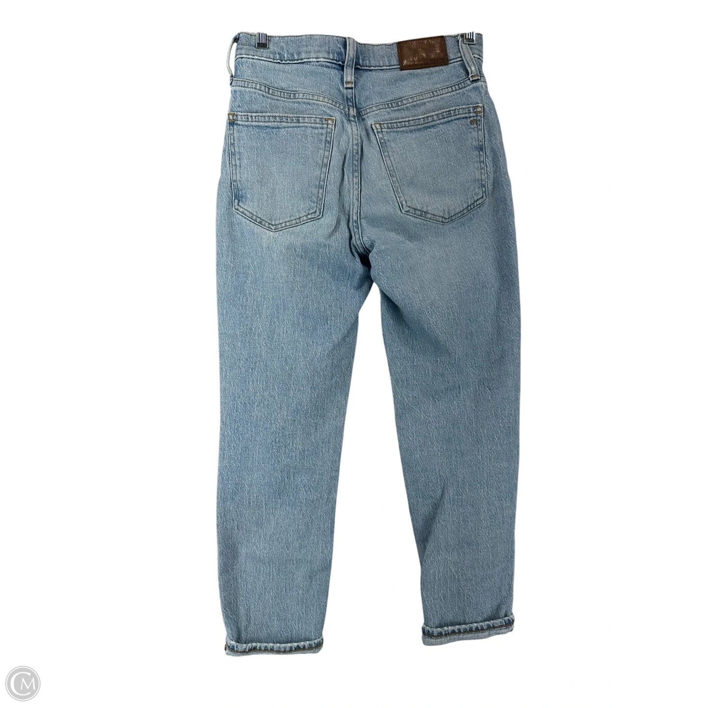 Jeans Straight By Madewell In Blue Denim, Size: Xs
