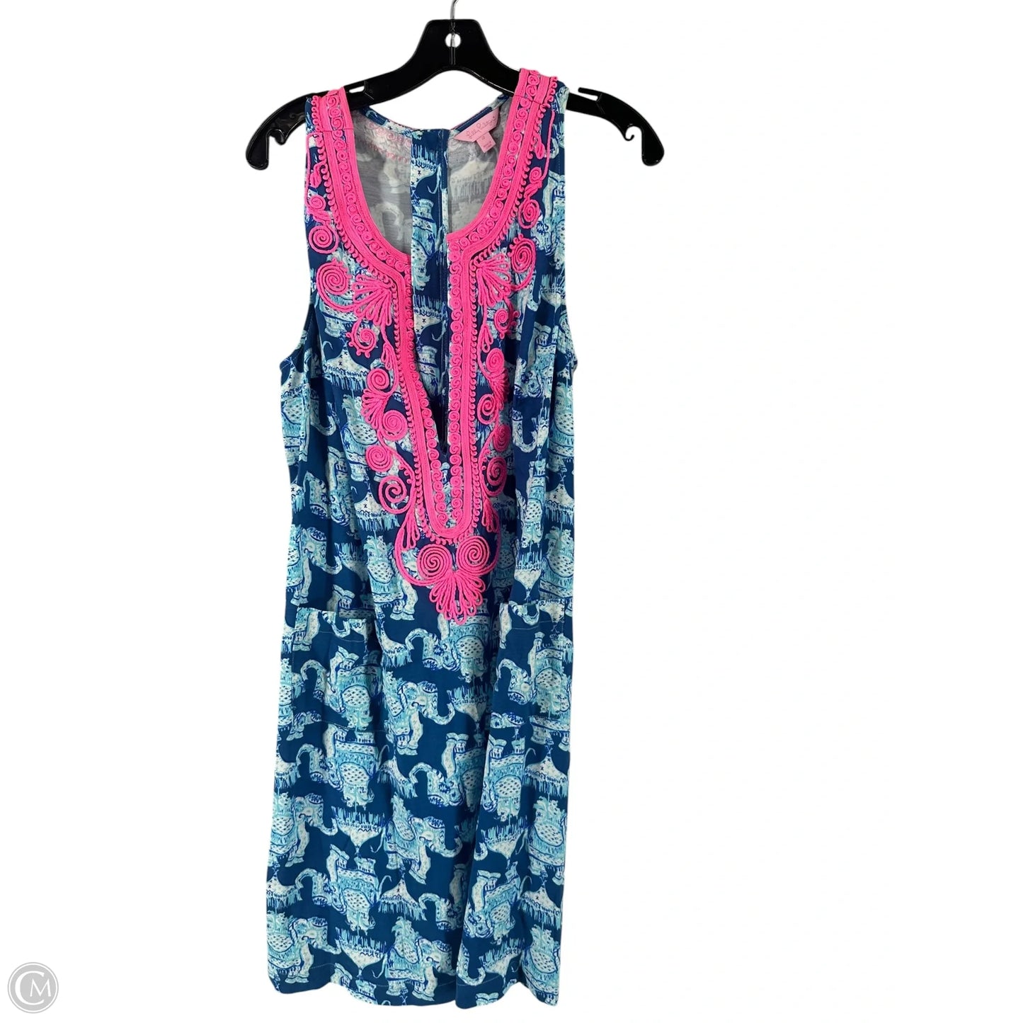 Dress Designer By Lilly Pulitzer In Blue, Size: 12