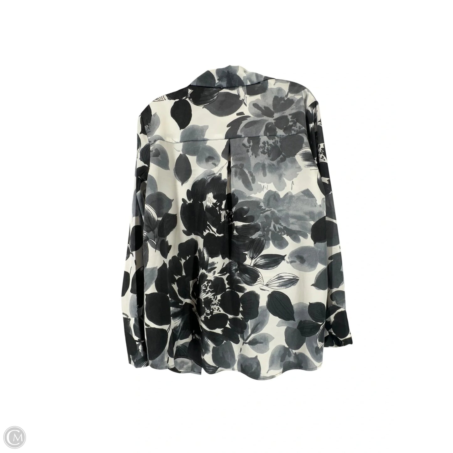 Top Long Sleeve By Maison Damelie In Grey, Size: Xs
