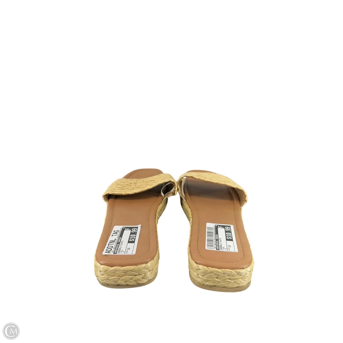 Sandals Flats By Universal Thread In Teal, Size: 10