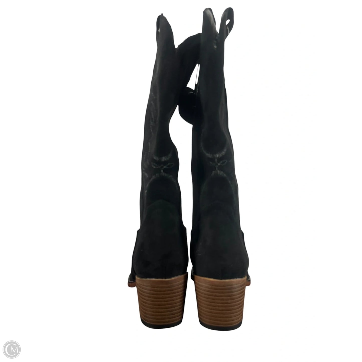 Boots Western By Clothes Mentor In Black, Size: 5