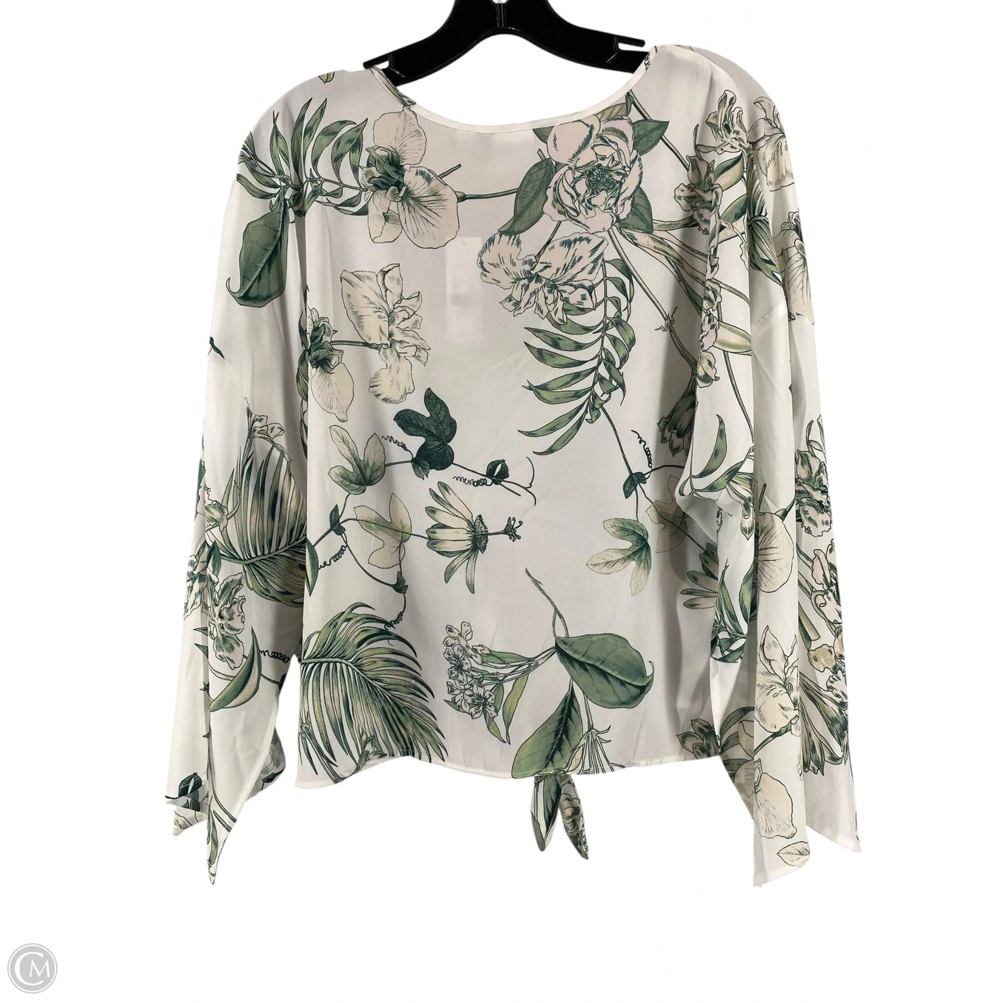 Top Long Sleeve By New York And Co In White, Size: Xl