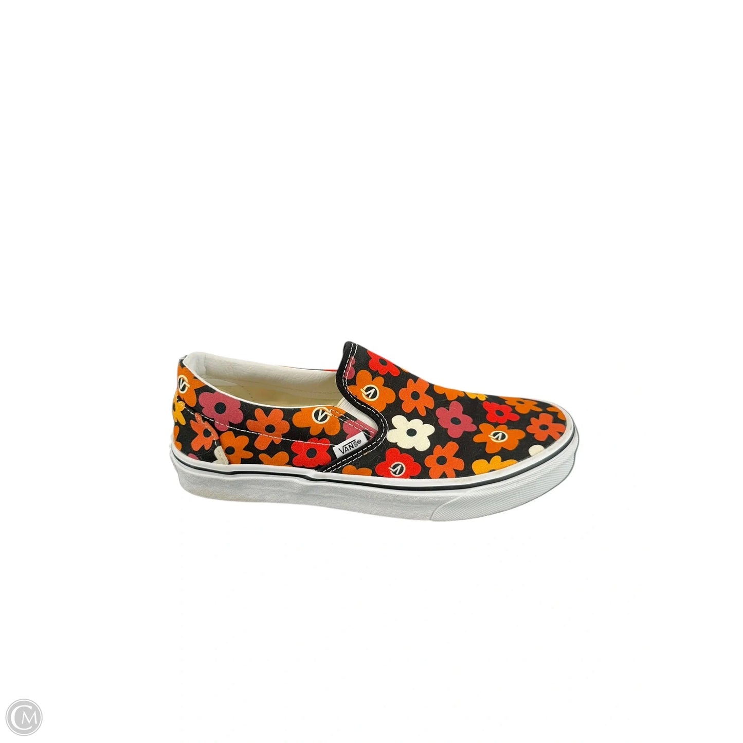 Shoes Sneakers By Vans In Floral Print, Size: 9.5