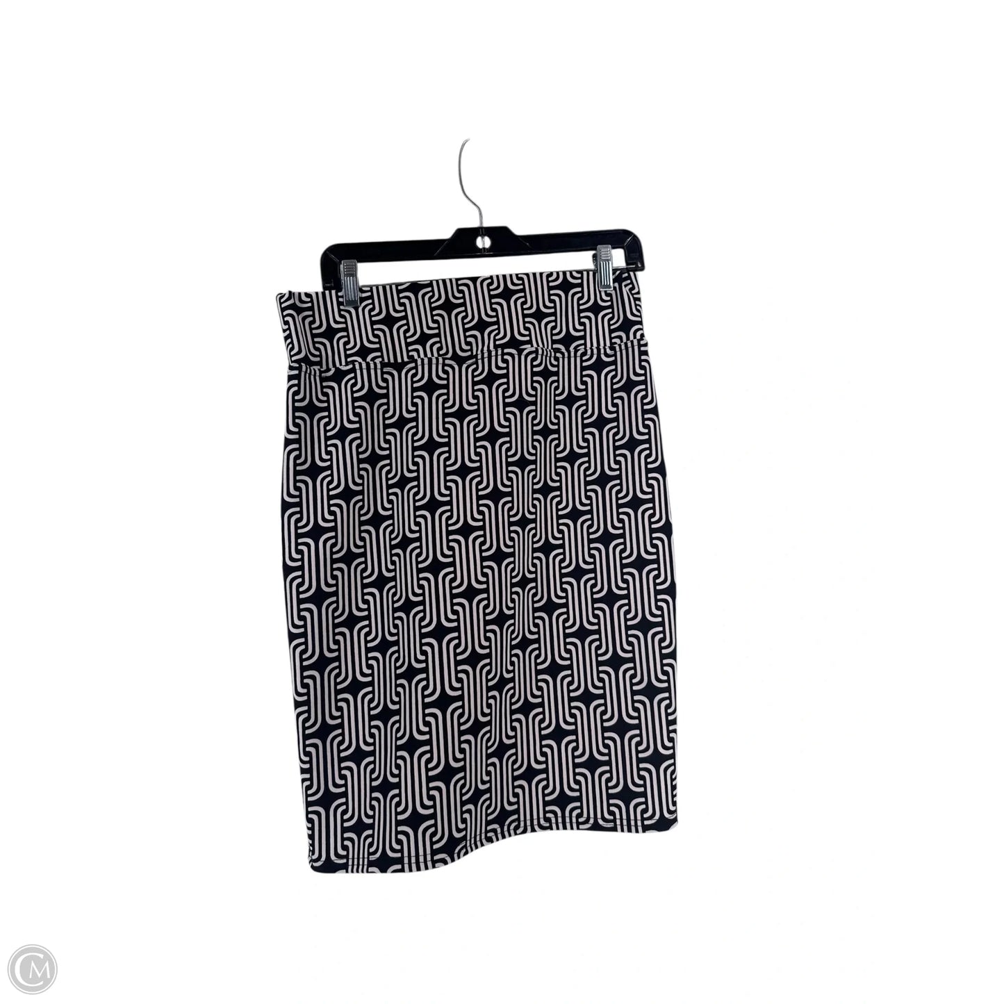 Skirt Maxi By Clothes Mentor In Black & White, Size: Lp