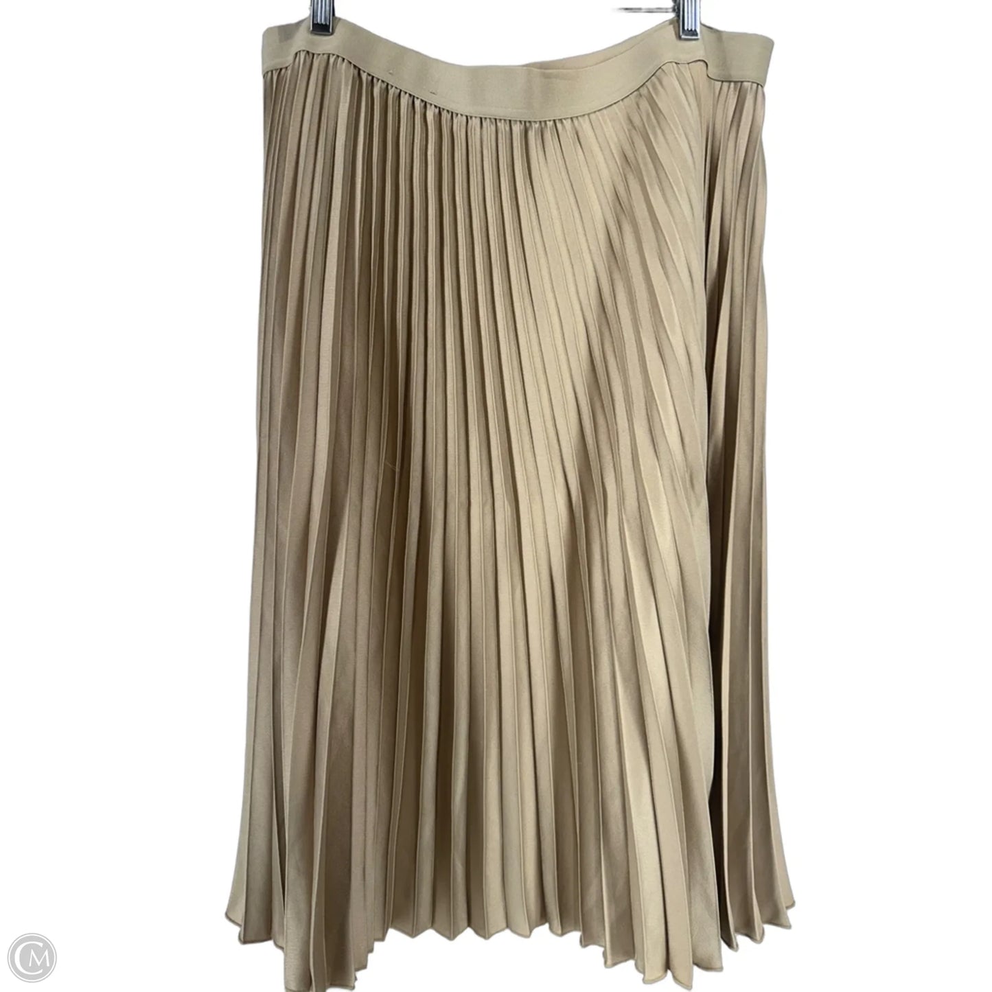 Skirt Maxi By H&m In Tan, Size: Xl