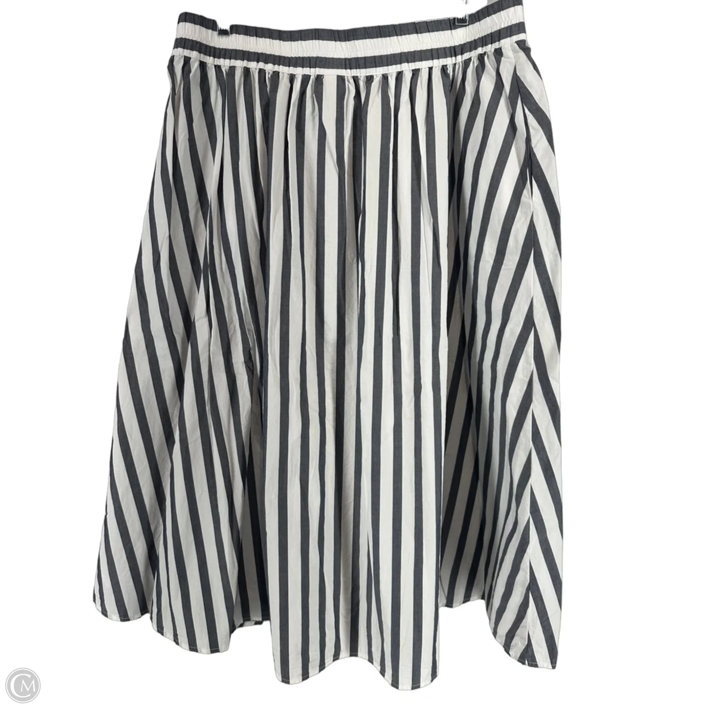 Skirt Maxi By A New Day In Striped Pattern, Size: L