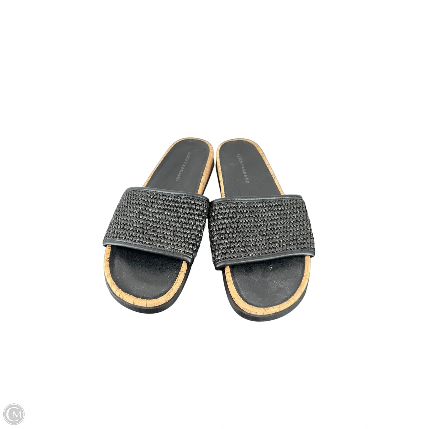 Sandals Flats By Lucky Brand In Black, Size: 6.5