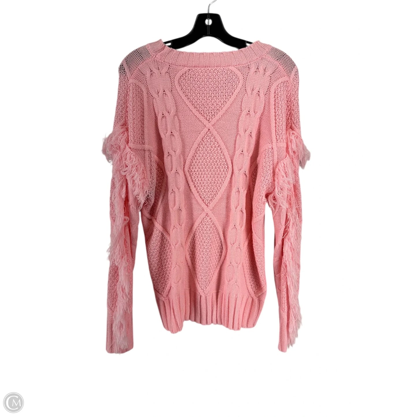 Sweater By Clothes Mentor In Pink, Size: L