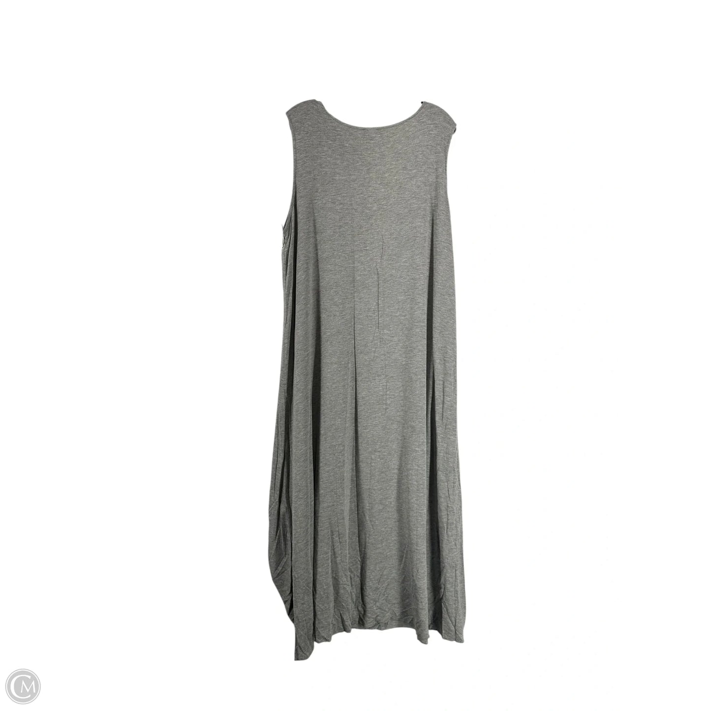 Dress Casual Maxi By Chicos In Grey, Size: 4