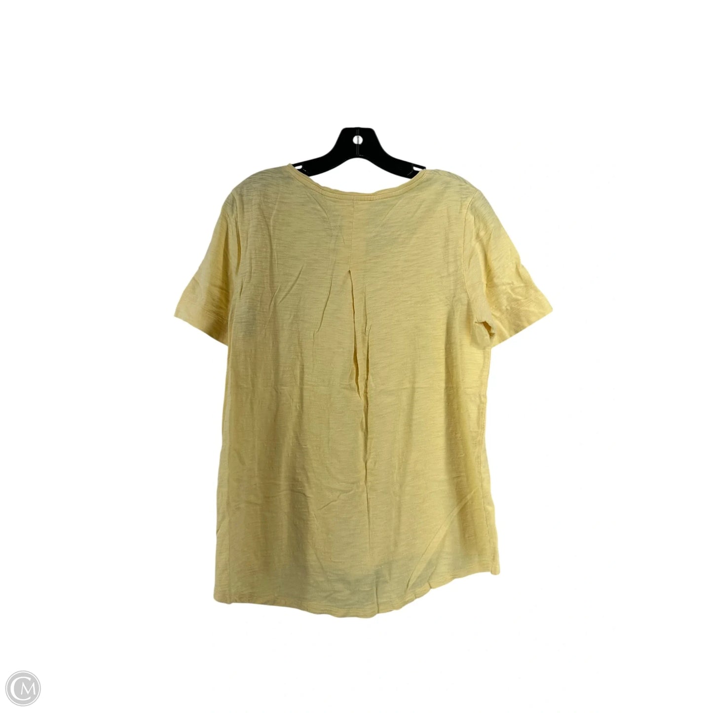 Top Short Sleeve By Chicos In Yellow, Size: M