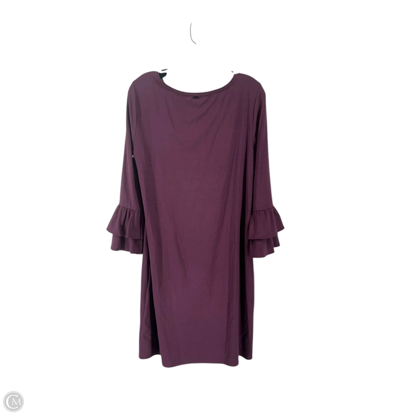 Dress Casual Midi By White House Black Market In Maroon, Size: M