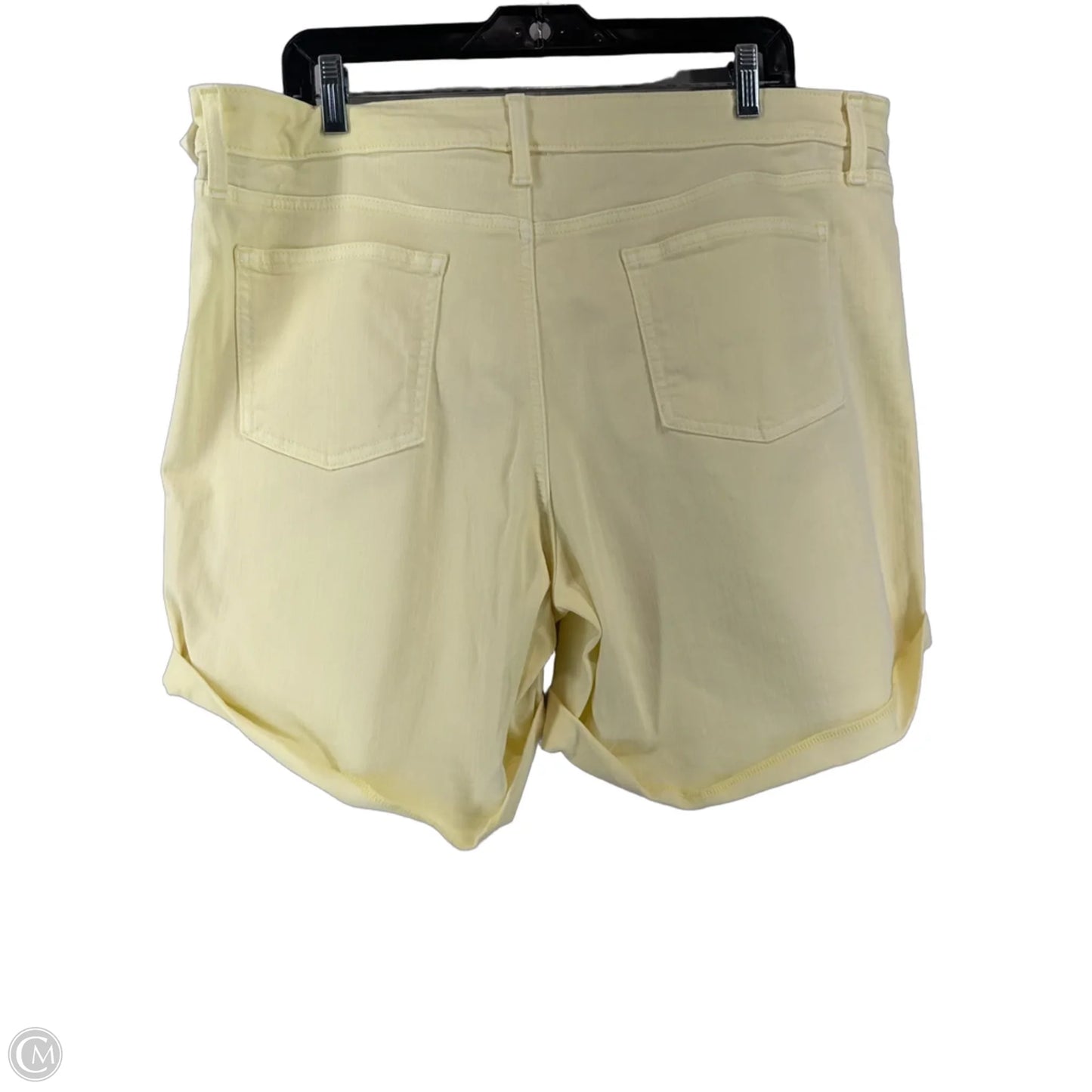 Shorts By Chicos In Yellow, Size: L
