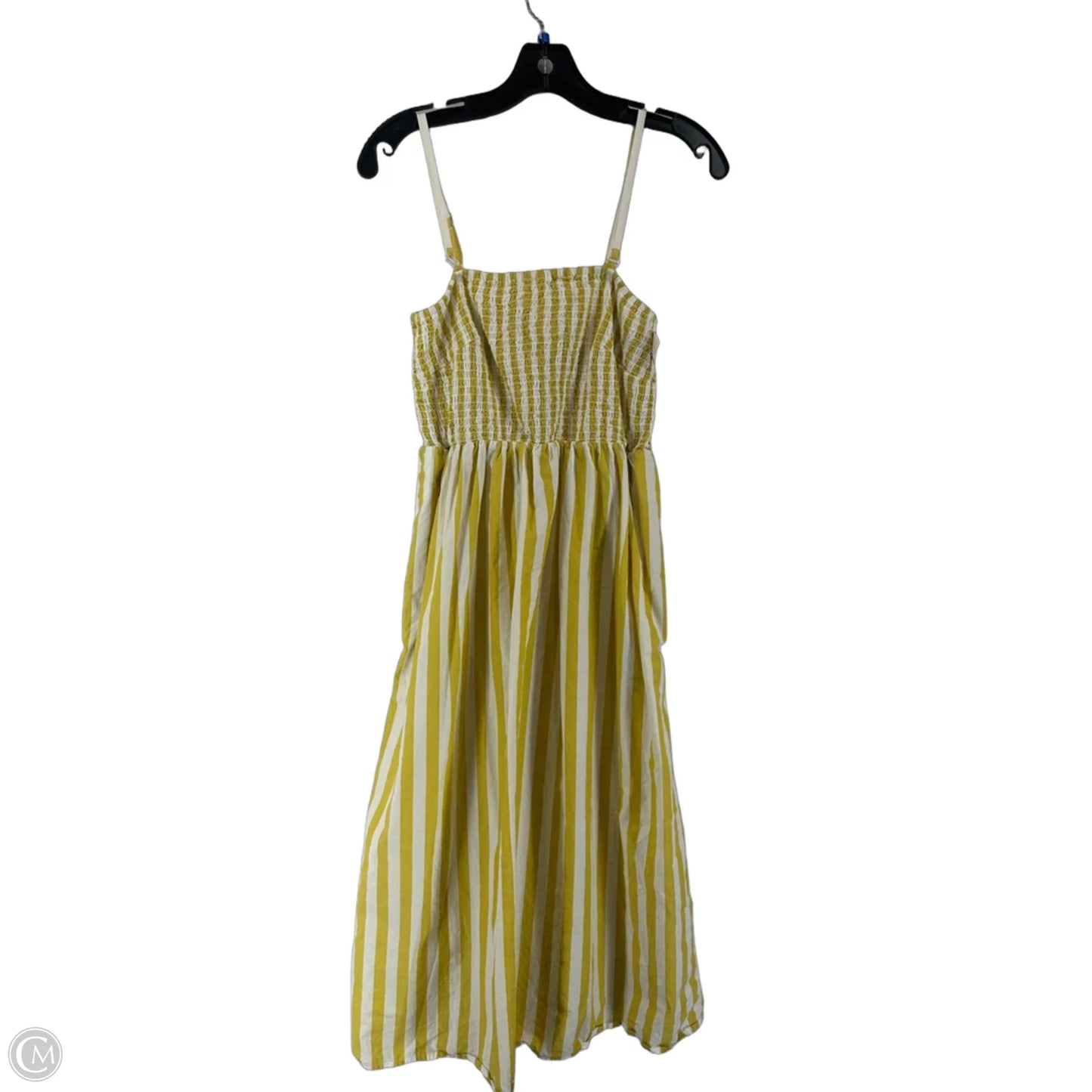 Dress Casual Maxi By A New Day In Yellow, Size: Xs