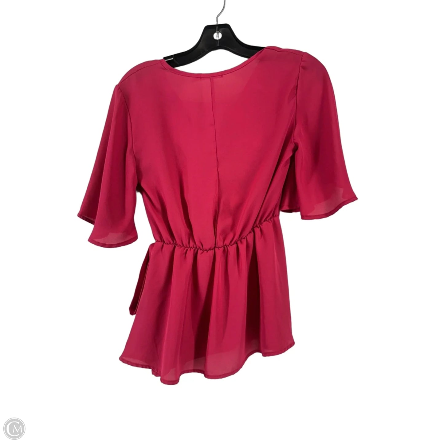 Top 3/4 Sleeve Basic By Mi Ami In Pink, Size: Xs
