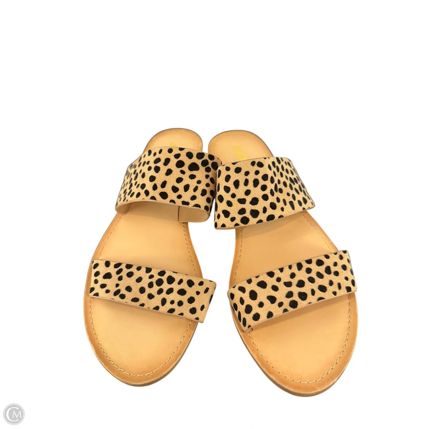 Sandals Flats By Soda In Animal Print, Size: 7