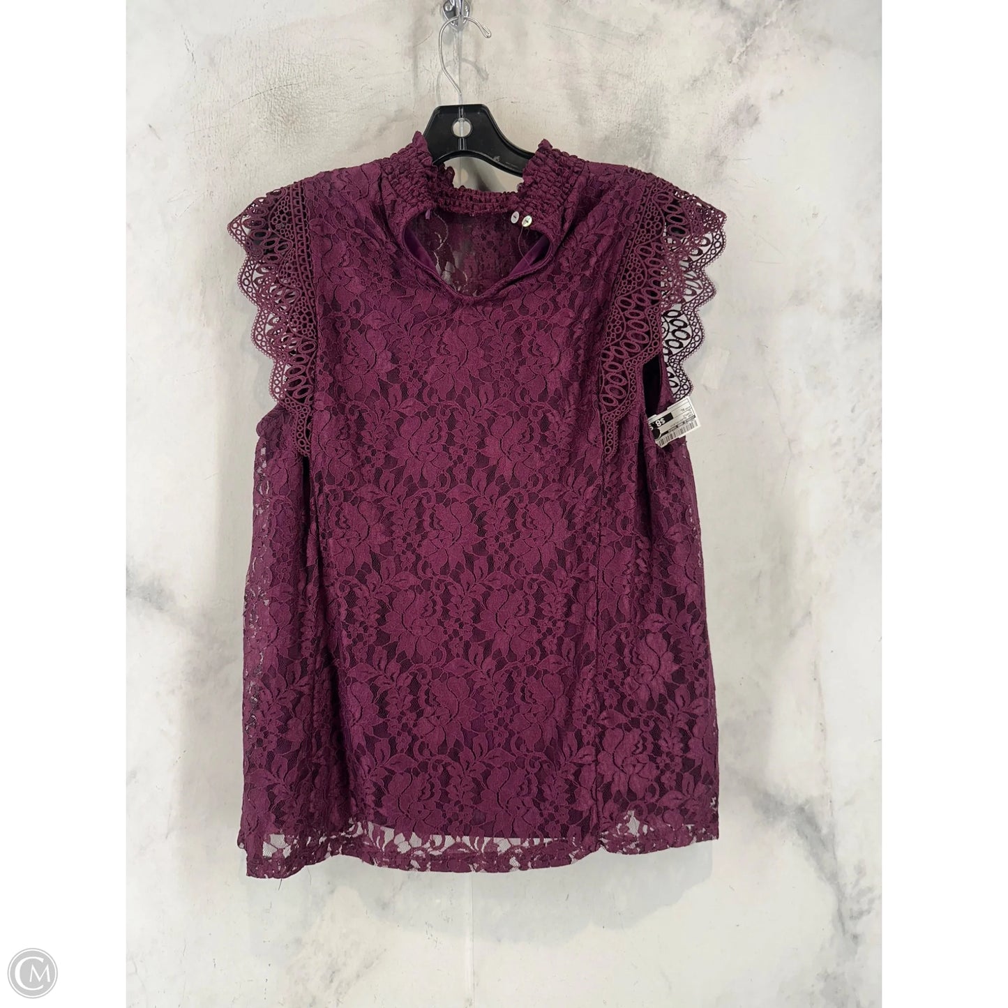 Top Sleeveless By Cable And Gauge In Purple, Size: Xl