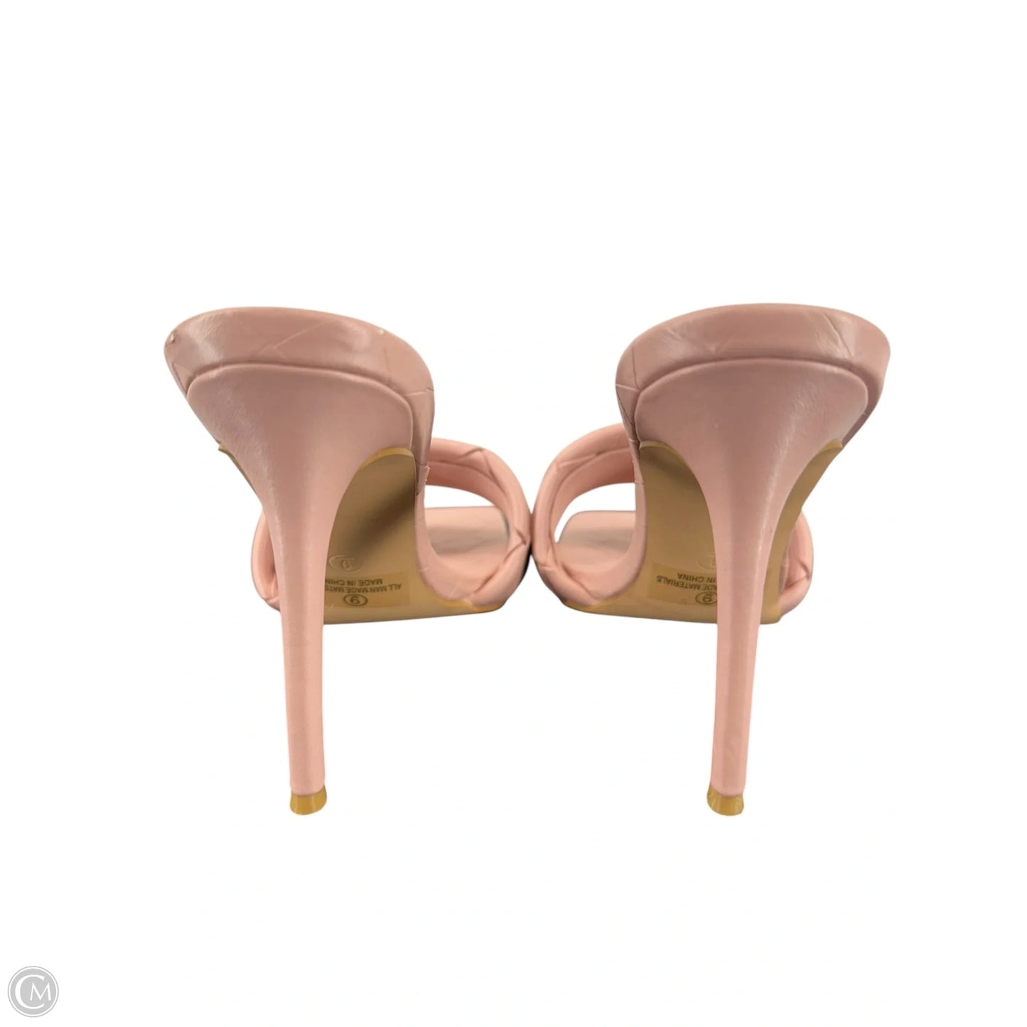 Sandals Heels Stiletto By Clothes Mentor In Pink, Size: 9