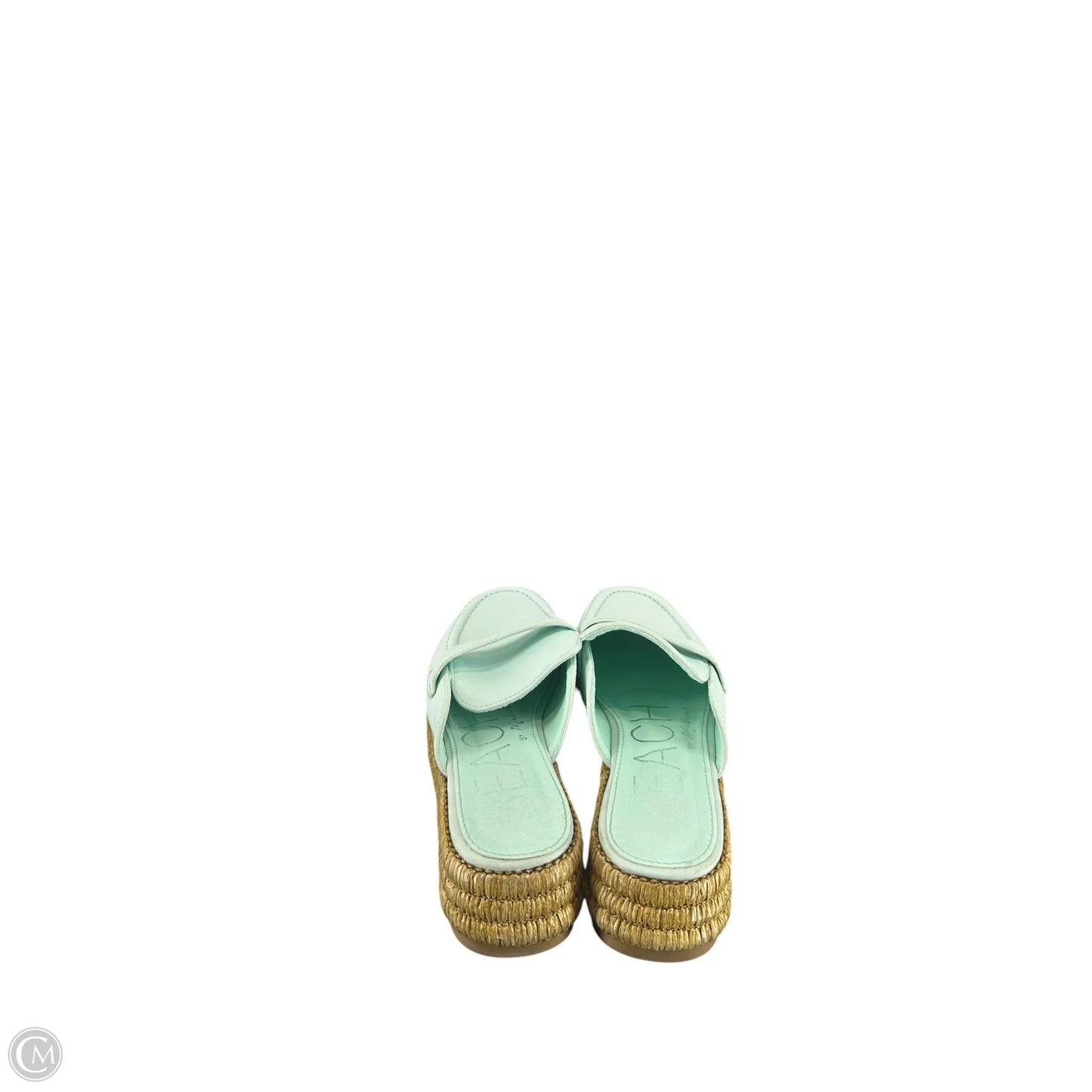 Shoes Flats By Clothes Mentor In Teal, Size: 8