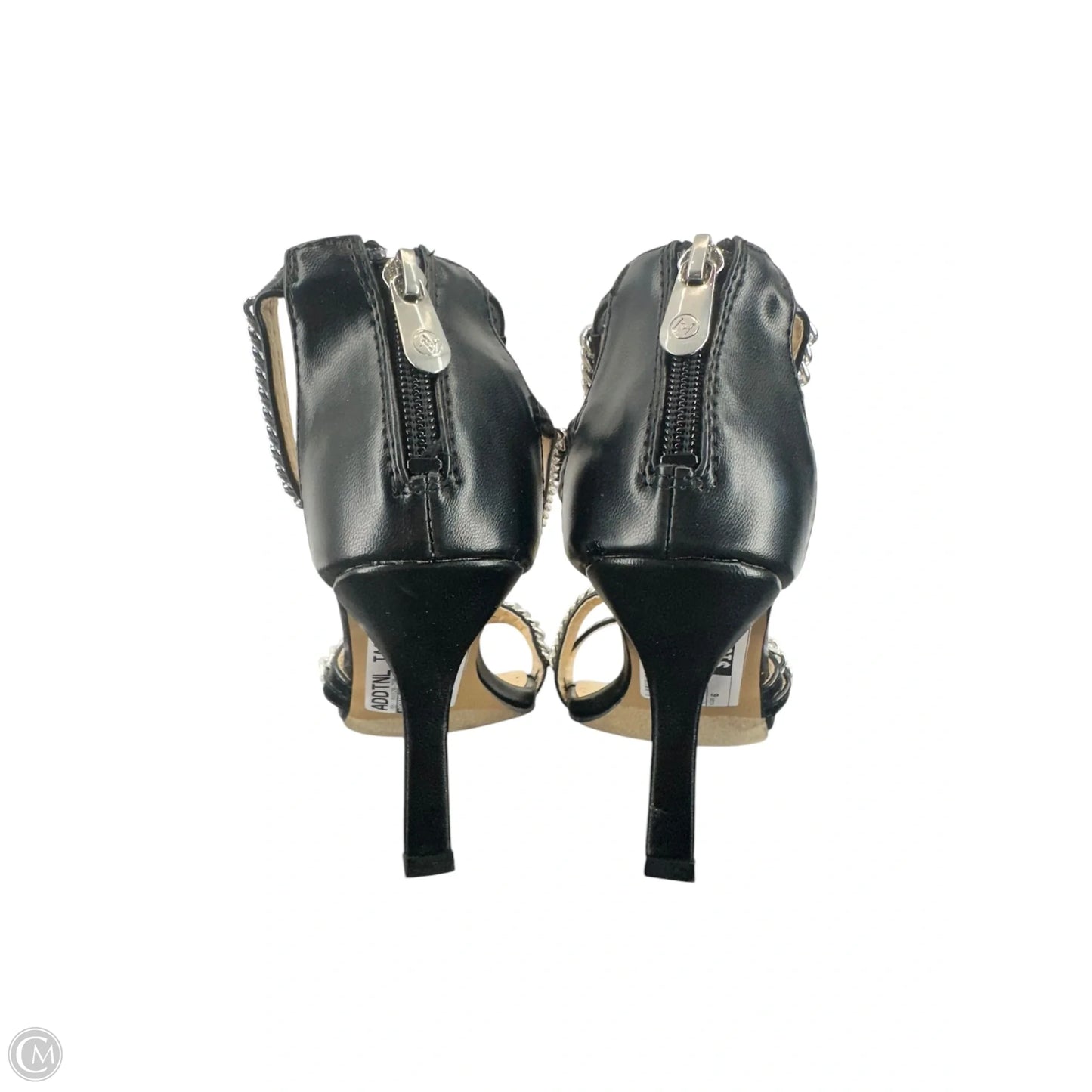 Sandals Heels Stiletto By Adrienne Vittadini In Black, Size: 6
