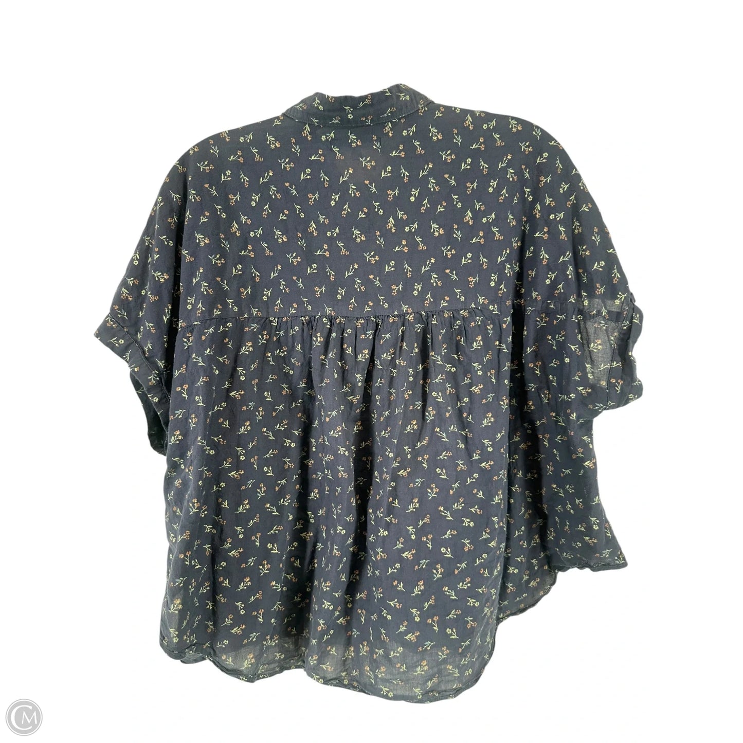 Top Short Sleeve By Madewell In Blue, Size: Xl
