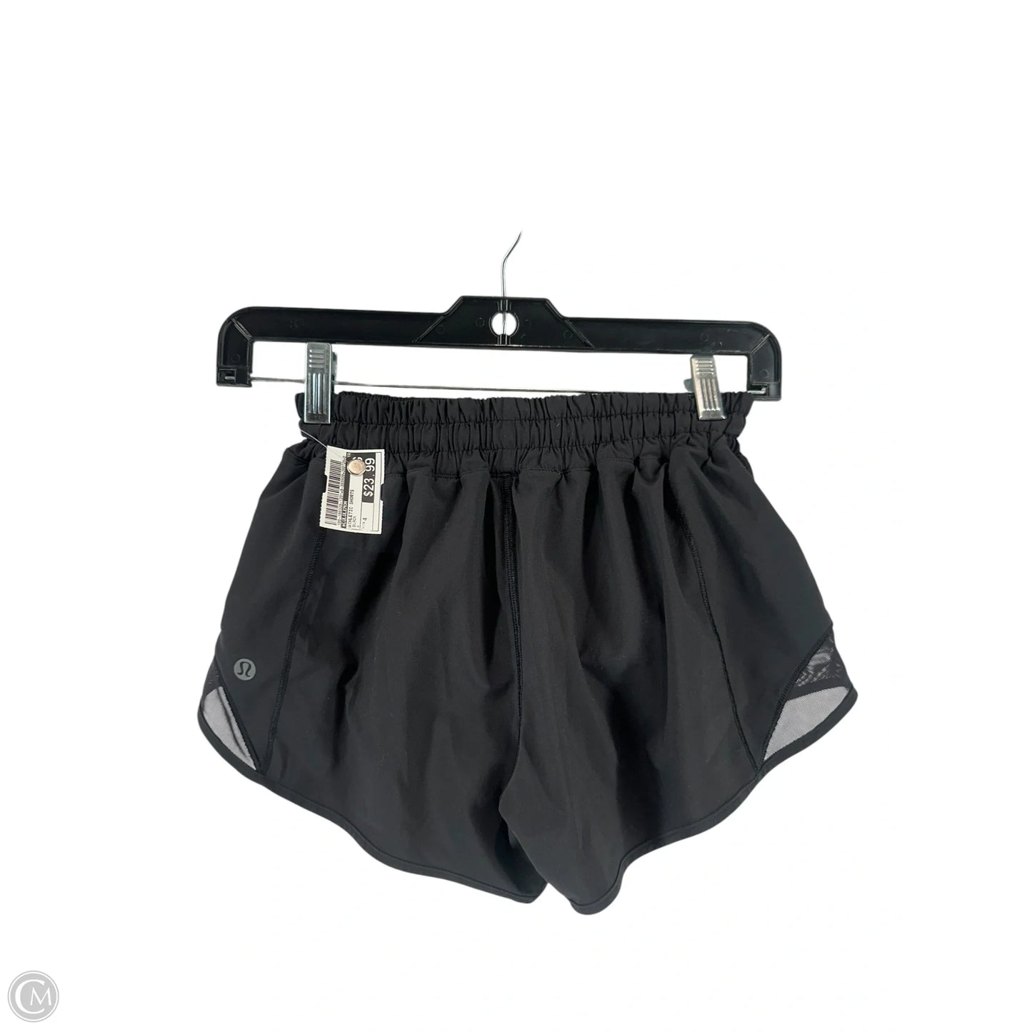 Athletic Shorts By Lululemon In Black, Size: 4