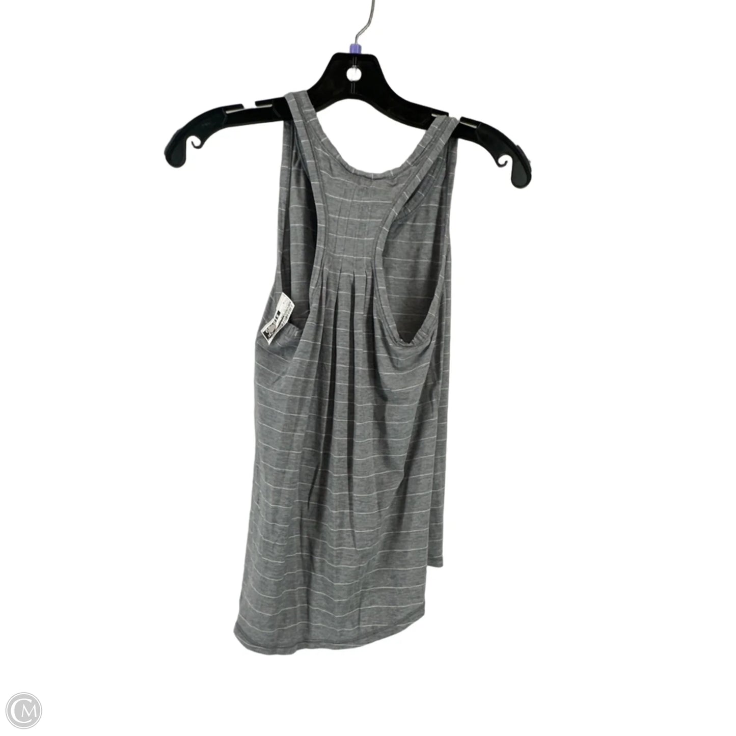 Athletic Tank Top By Lululemon In Grey & White, Size: S