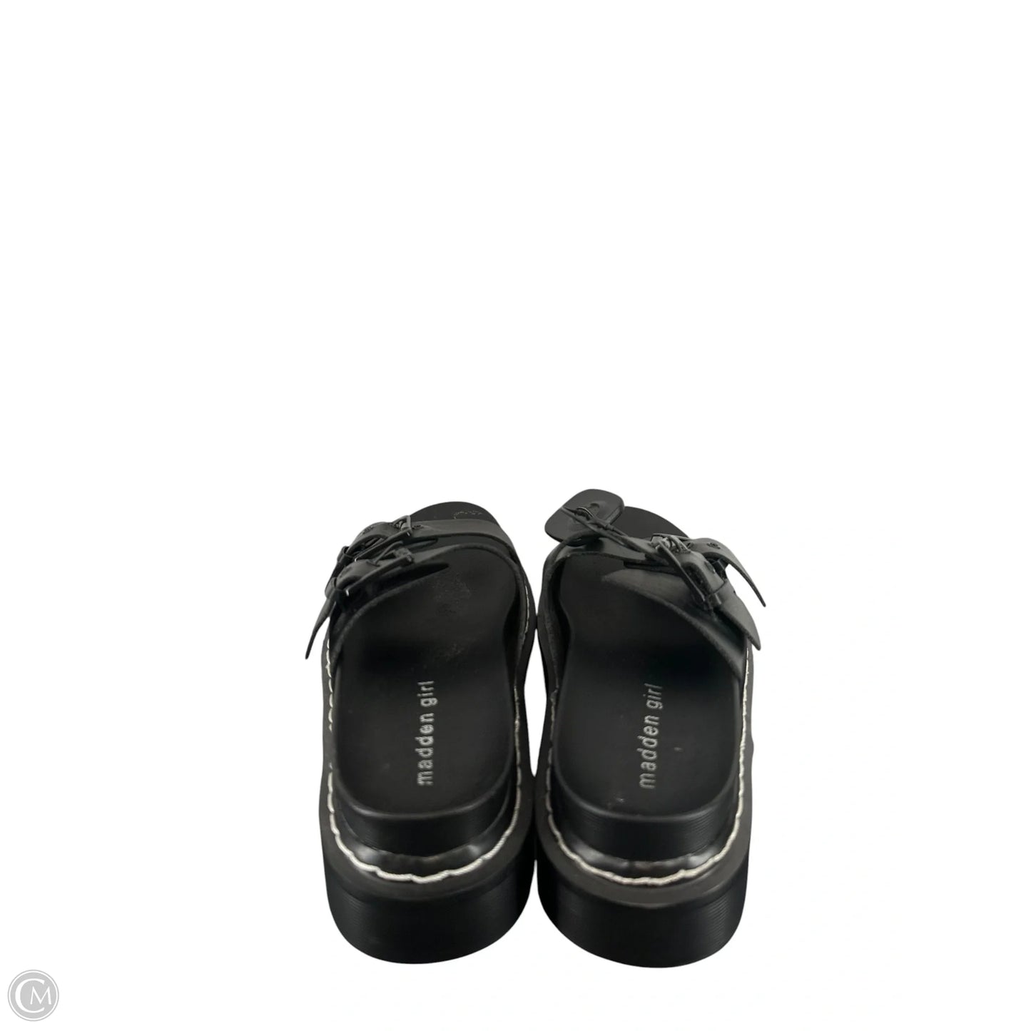 Sandals Heels Platform By Madden Girl In Black, Size: 7