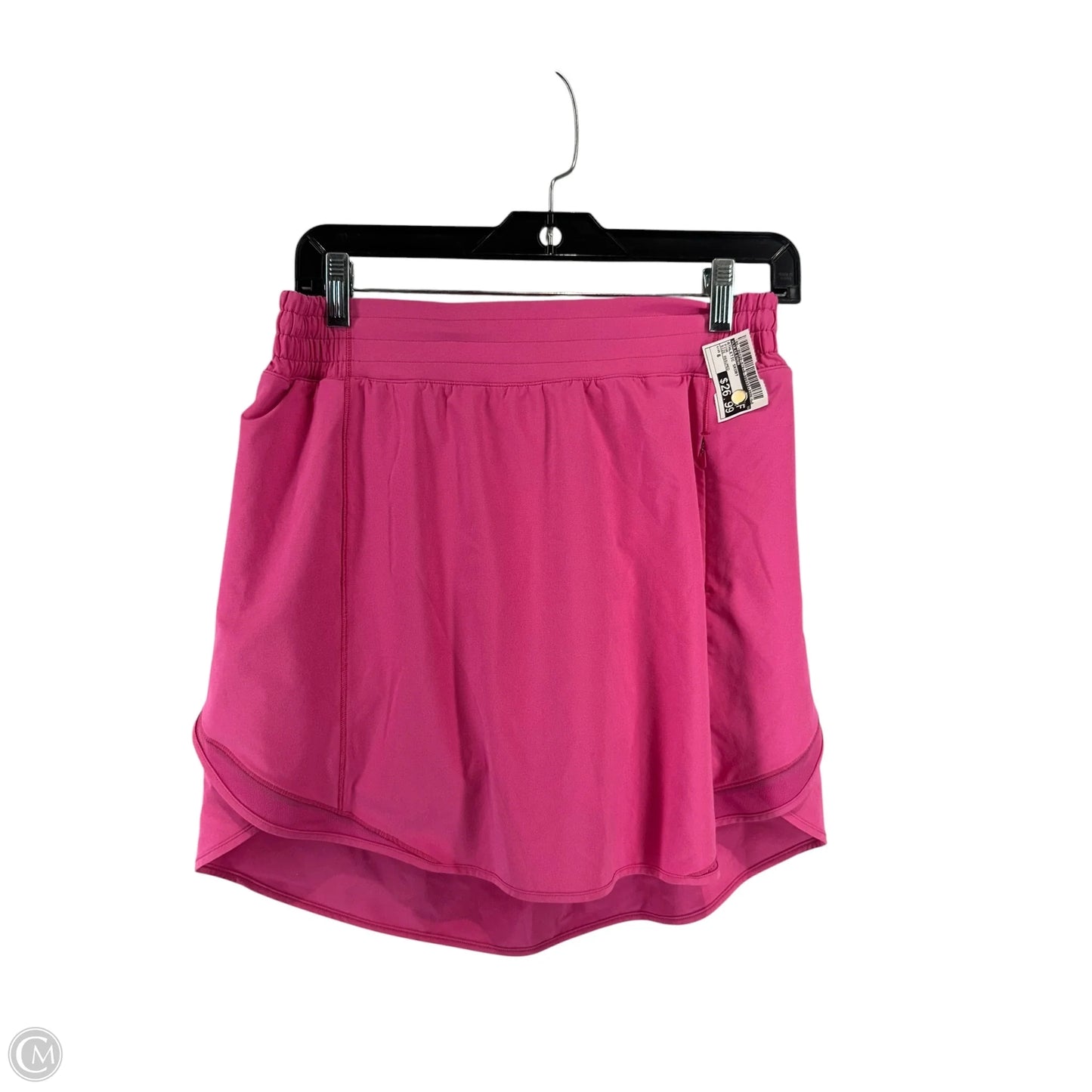Athletic Skort By Lululemon In Pink, Size: 8