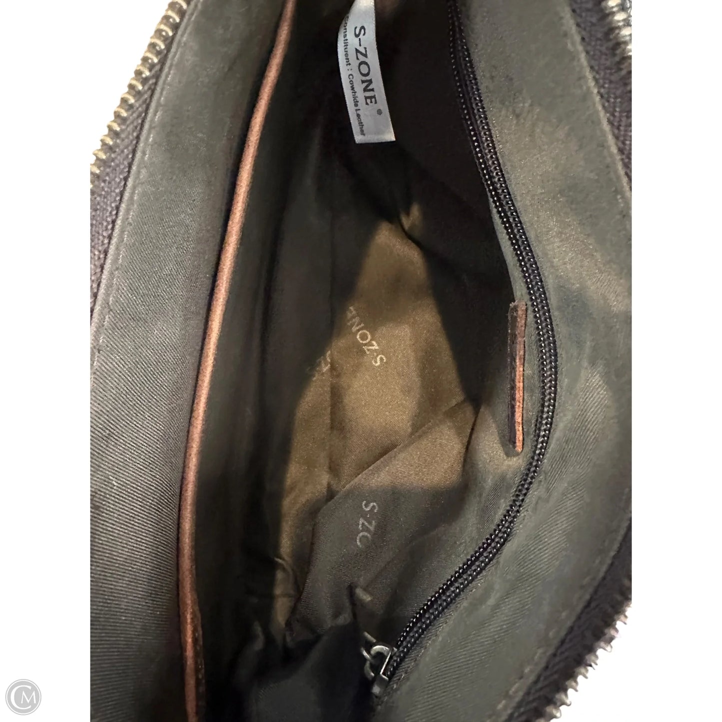 Crossbody Leather By Clothes Mentor, Size: Medium