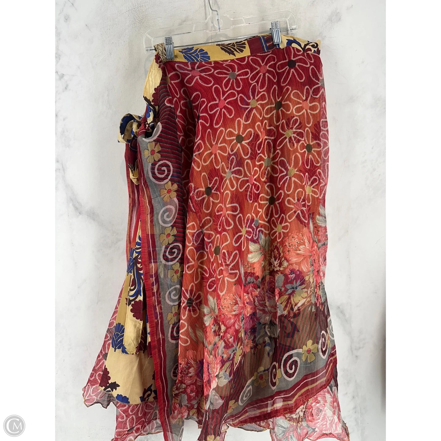 Skirt Maxi By Clothes Mentor In Maroon, Size: Xl