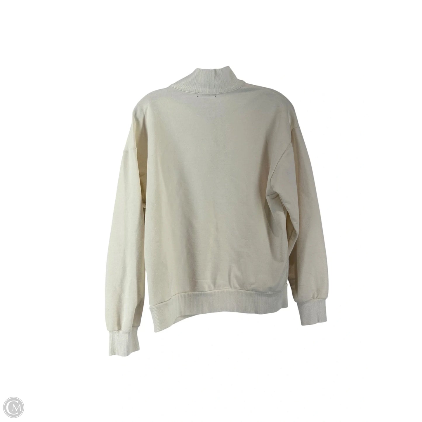 Sweatshirt Collar By Forever 21 In Beige, Size: S