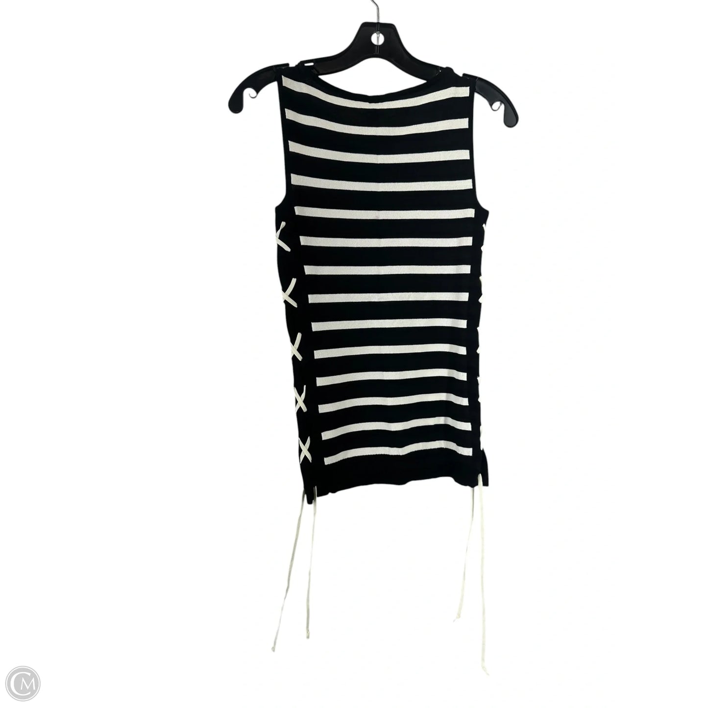 Top Sleeveless By White House Black Market In Striped Pattern, Size: S