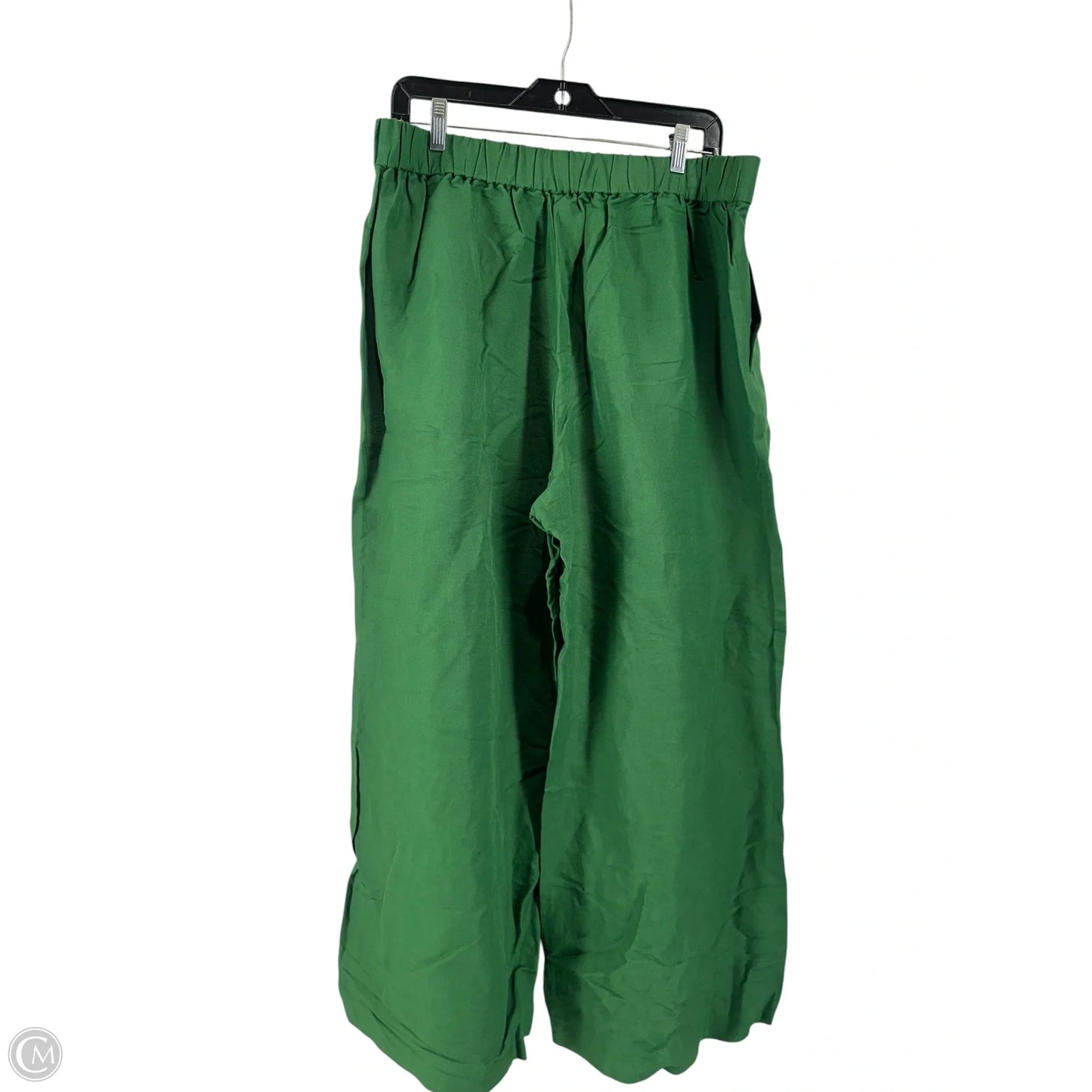 Pants Linen By Ann Taylor In Green, Size: Xl