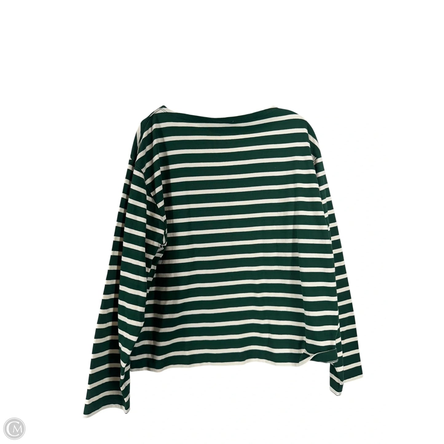 Top Long Sleeve By J. Crew In Green, Size: Xl