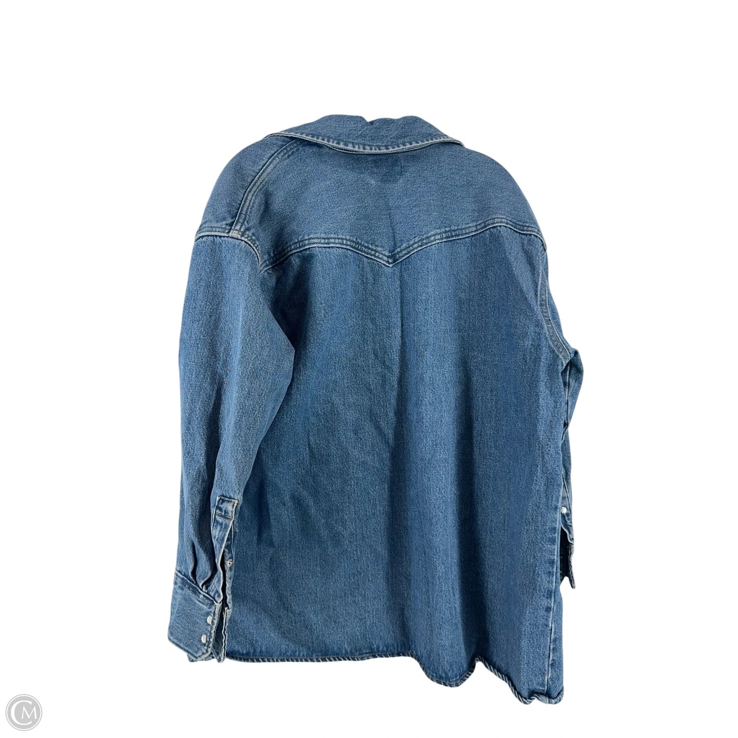 Jacket Denim By Levis In Blue Denim, Size: Sp