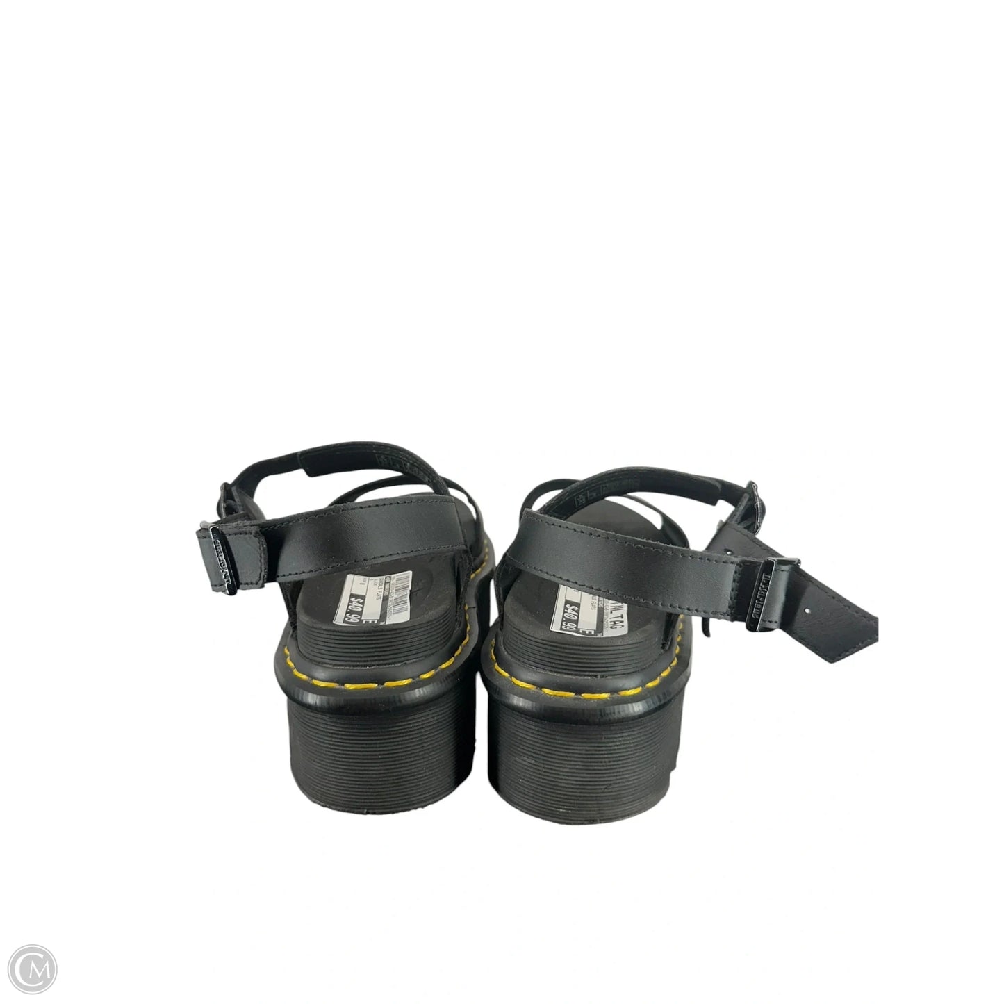 Sandals Flats By Dr Martens In Black, Size: 8