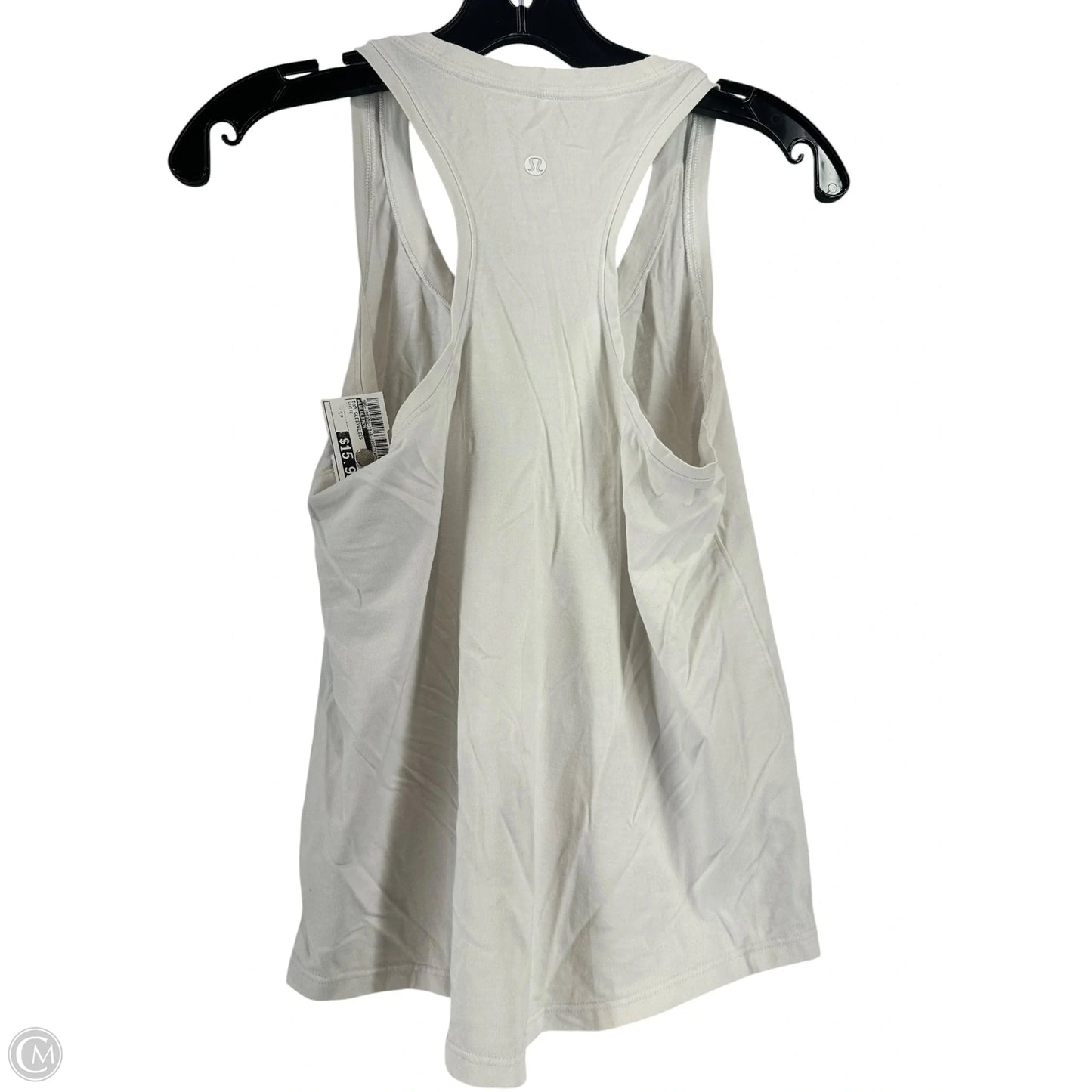 Top Sleeveless By Lululemon In White, Size: Sp