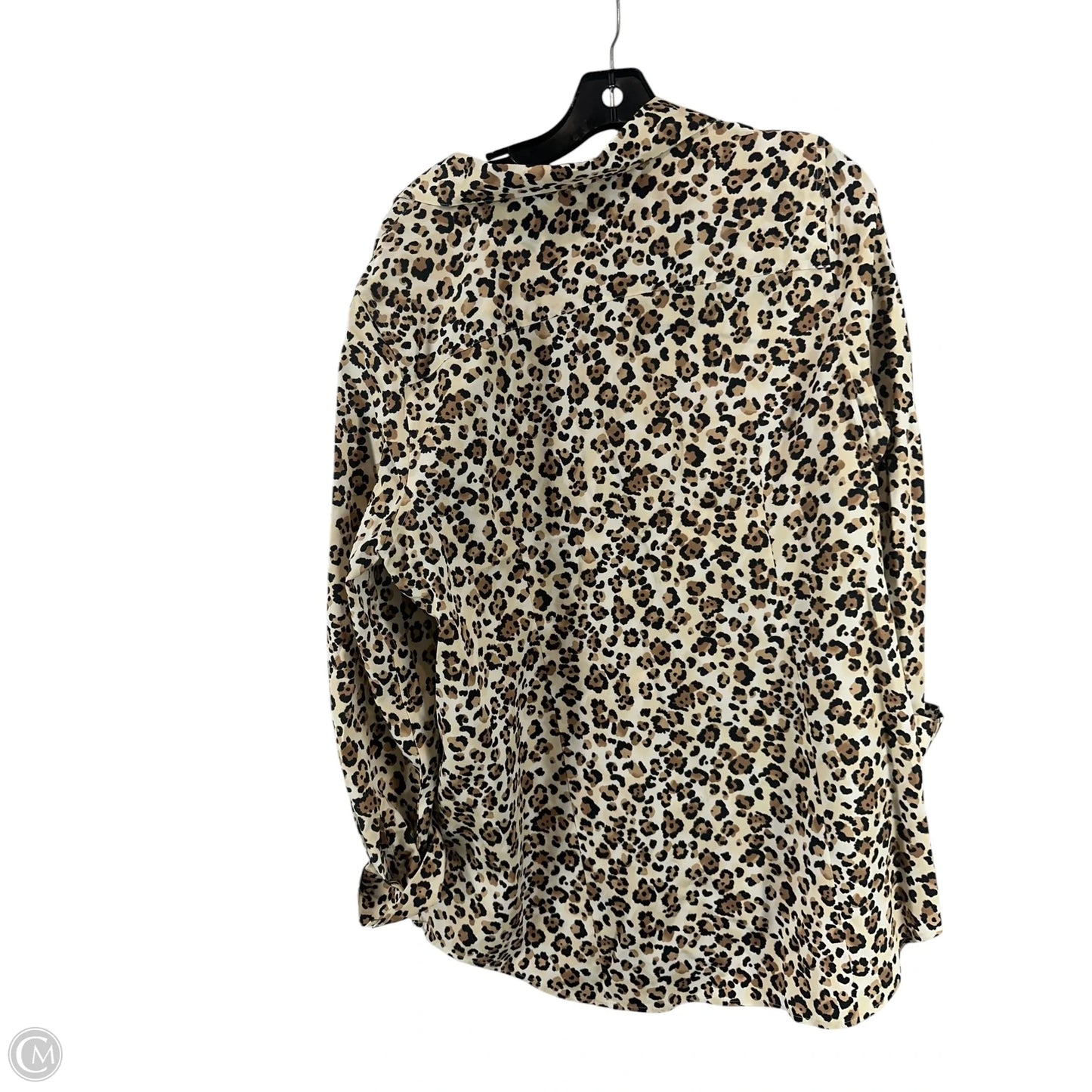 Top Long Sleeve By Chicos In Animal Print, Size: 2