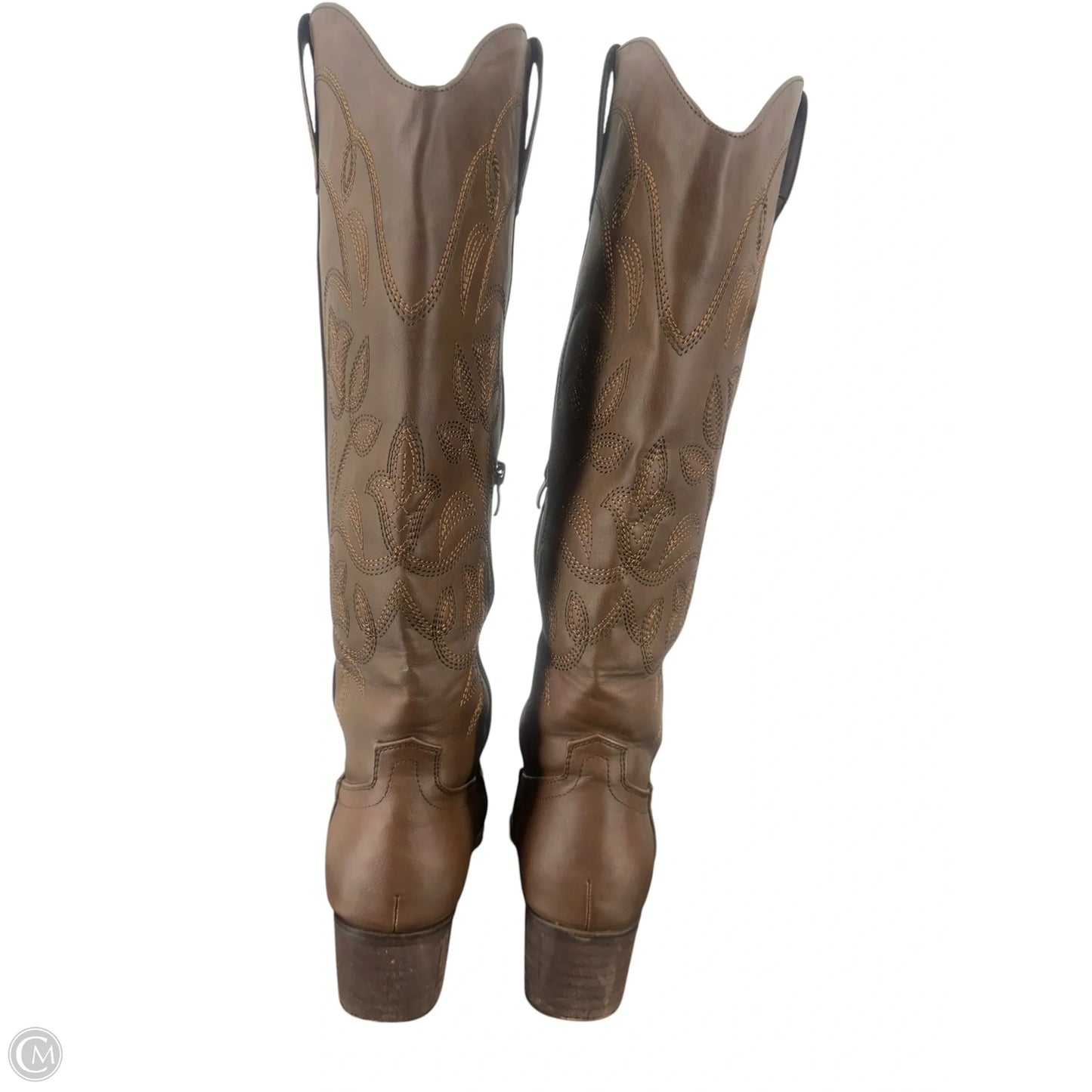 Boots Western By Clothes Mentor In Brown, Size: 8