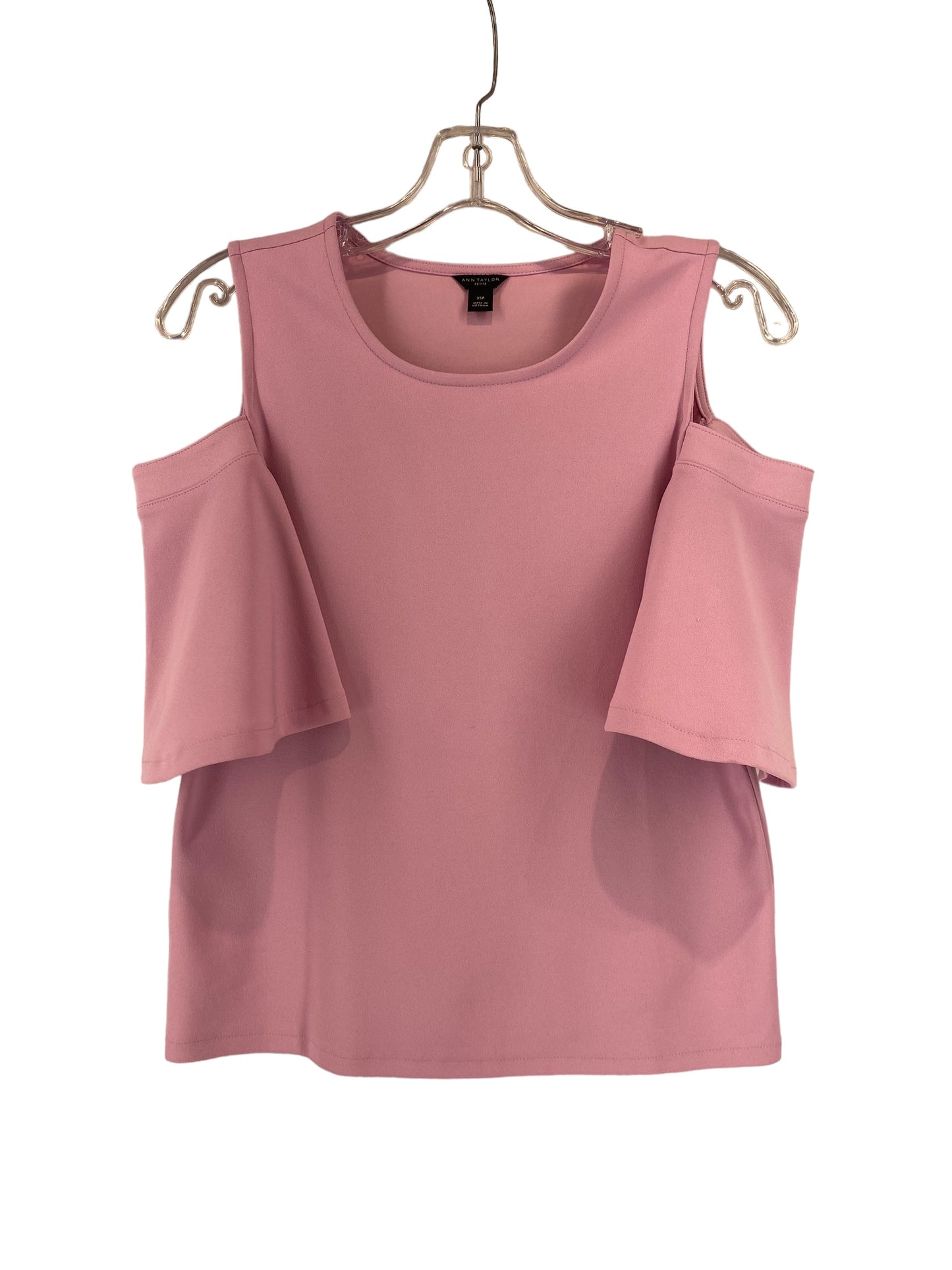 Blouse Short Sleeve By Ann Taylor Size: Petite Xs
