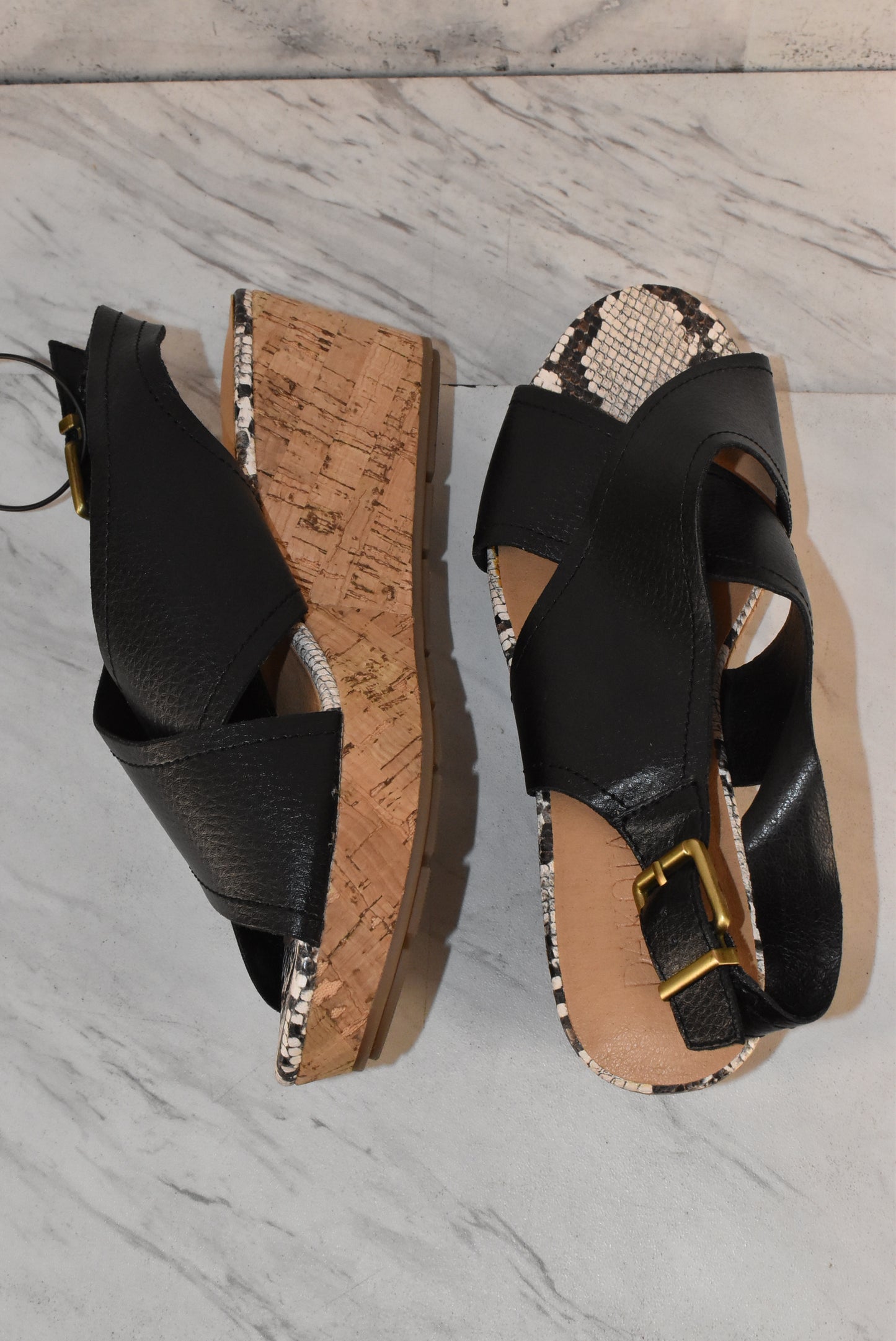 Sandals Heels Wedge By Franco Sarto Size: 7