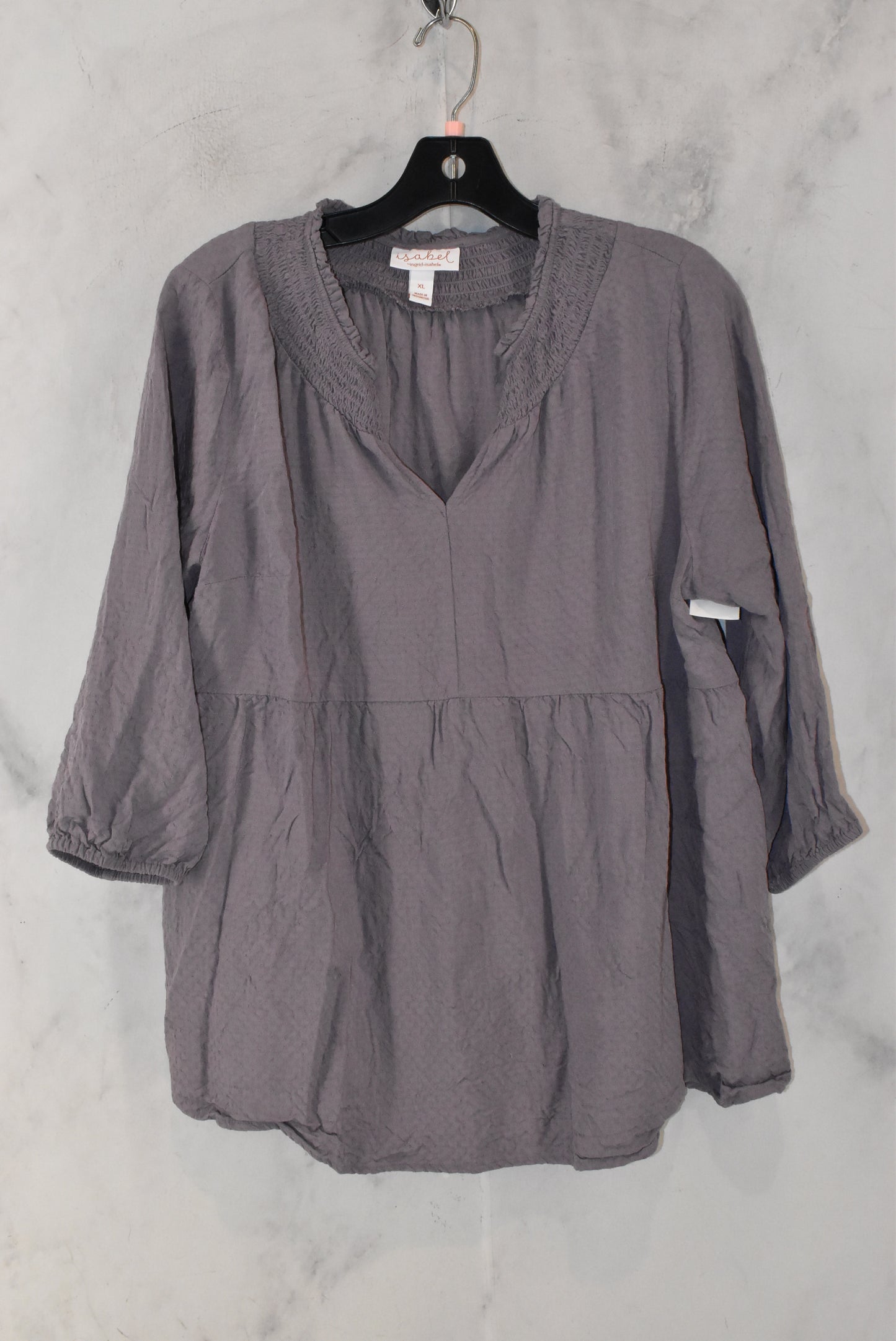 Maternity Top Long Sleeve By Isabel Maternity Size: Xl