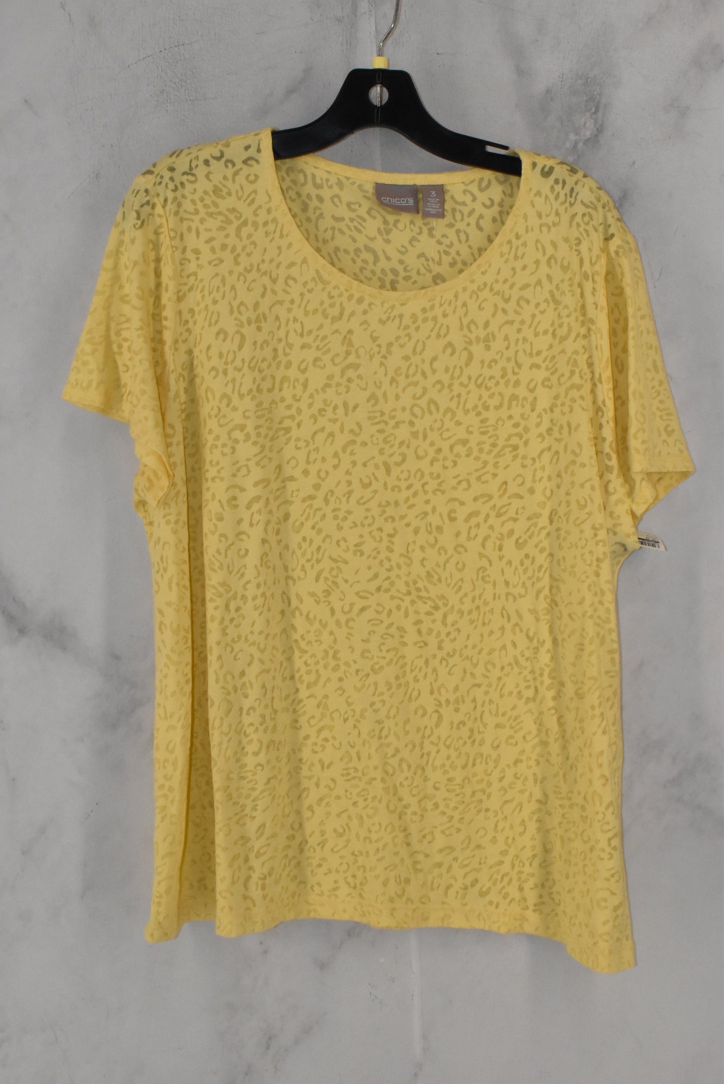 Top Short Sleeve By Chicos Size: 3