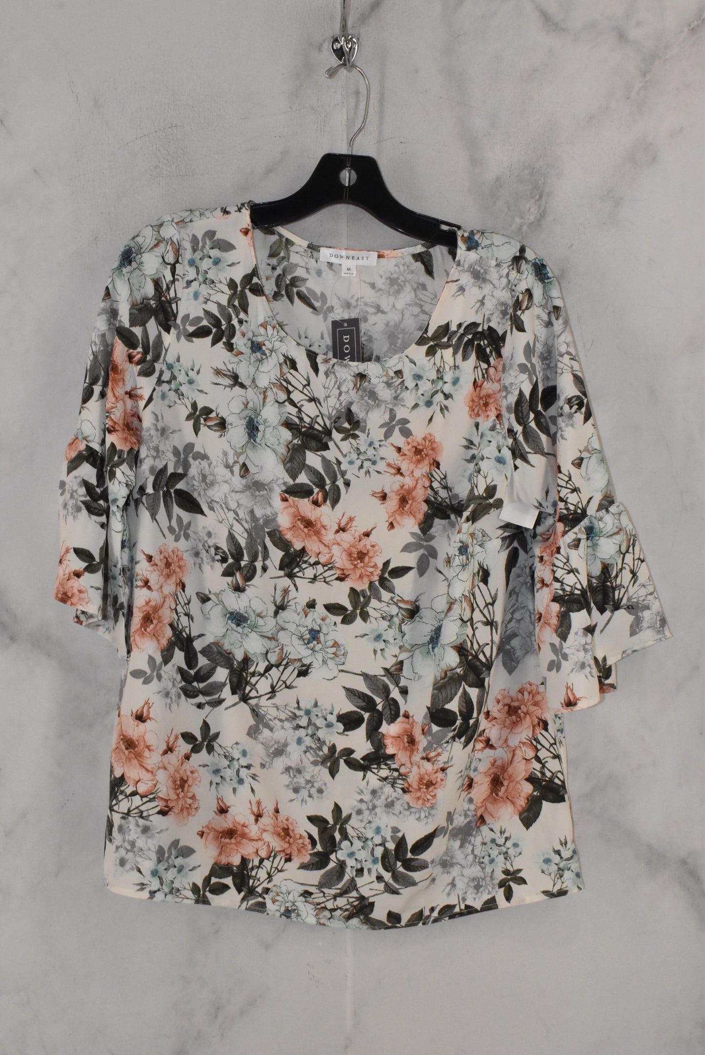 Top 3/4 Sleeve By Downeast Size: M