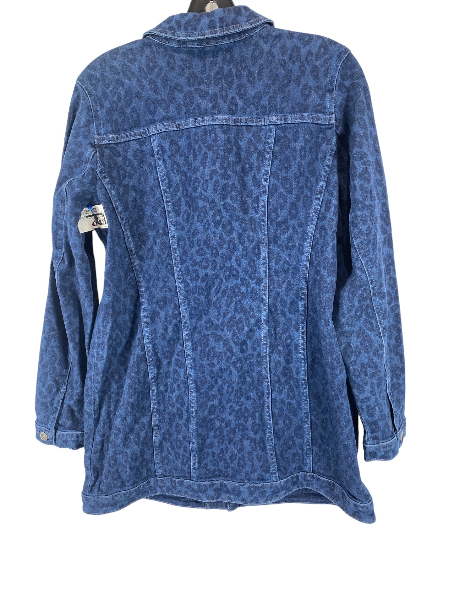 Jacket Denim By Chicos Size: 0
