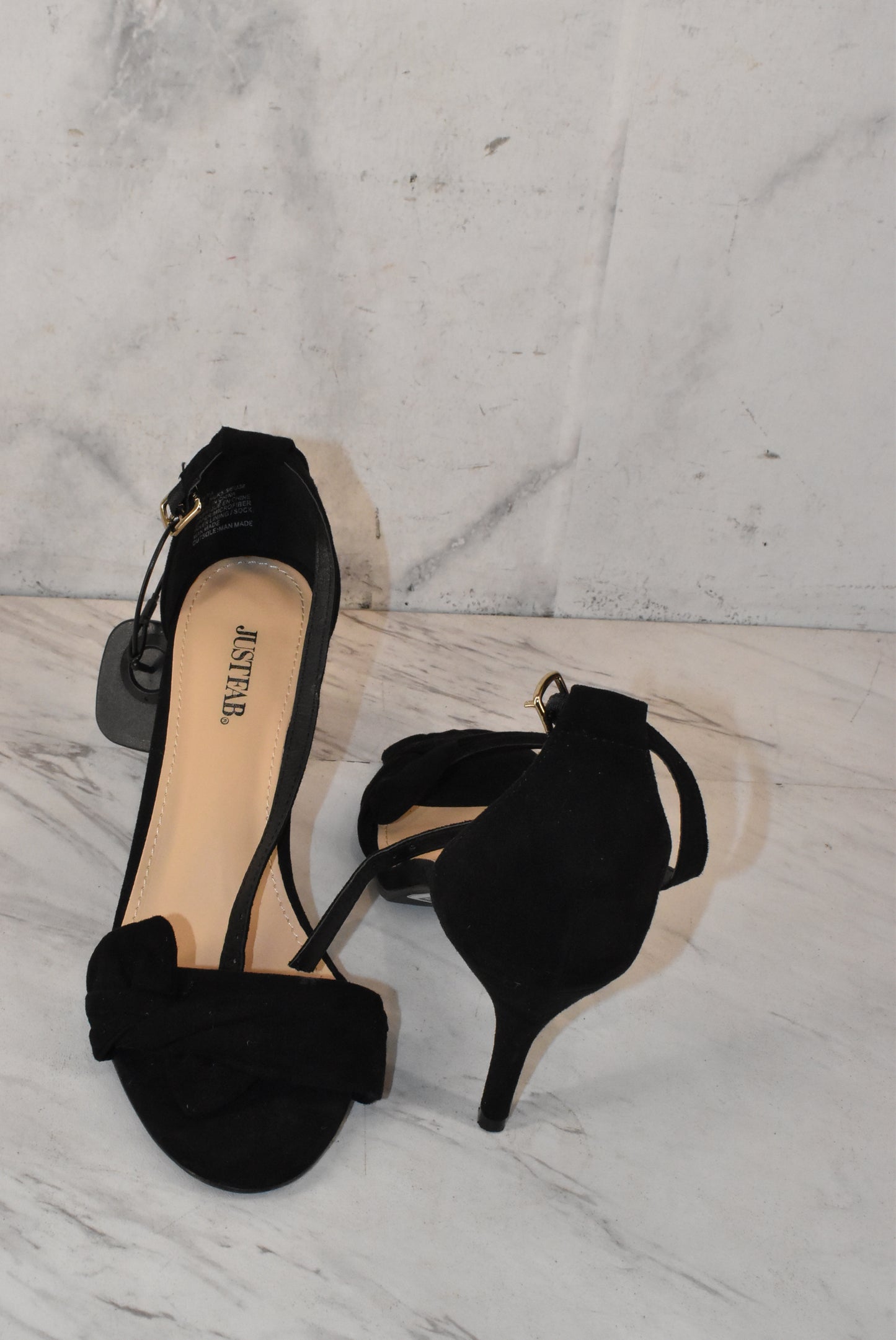 Sandals Heels Stiletto By Just Fab Size: 7.5