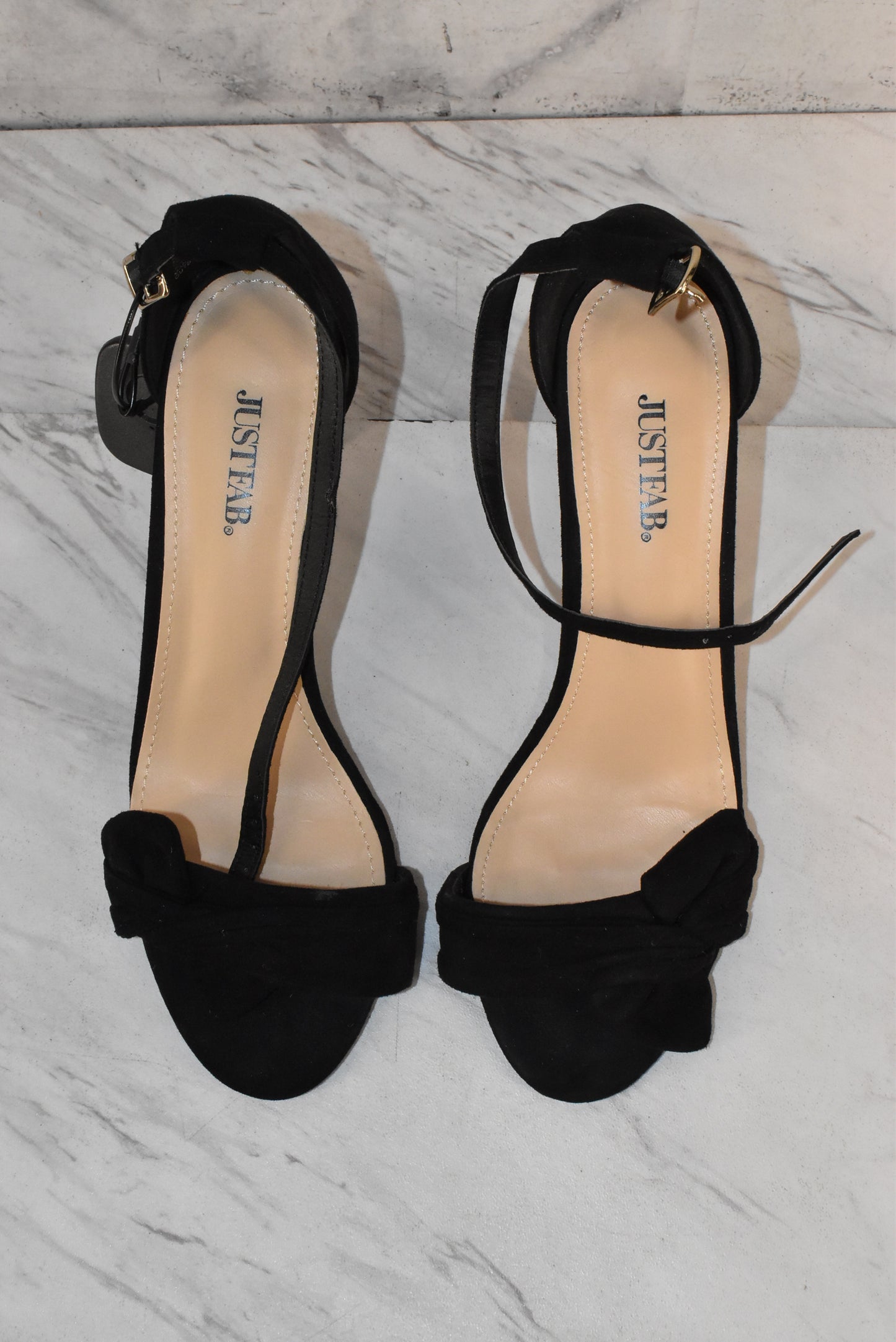 Sandals Heels Stiletto By Just Fab Size: 7.5