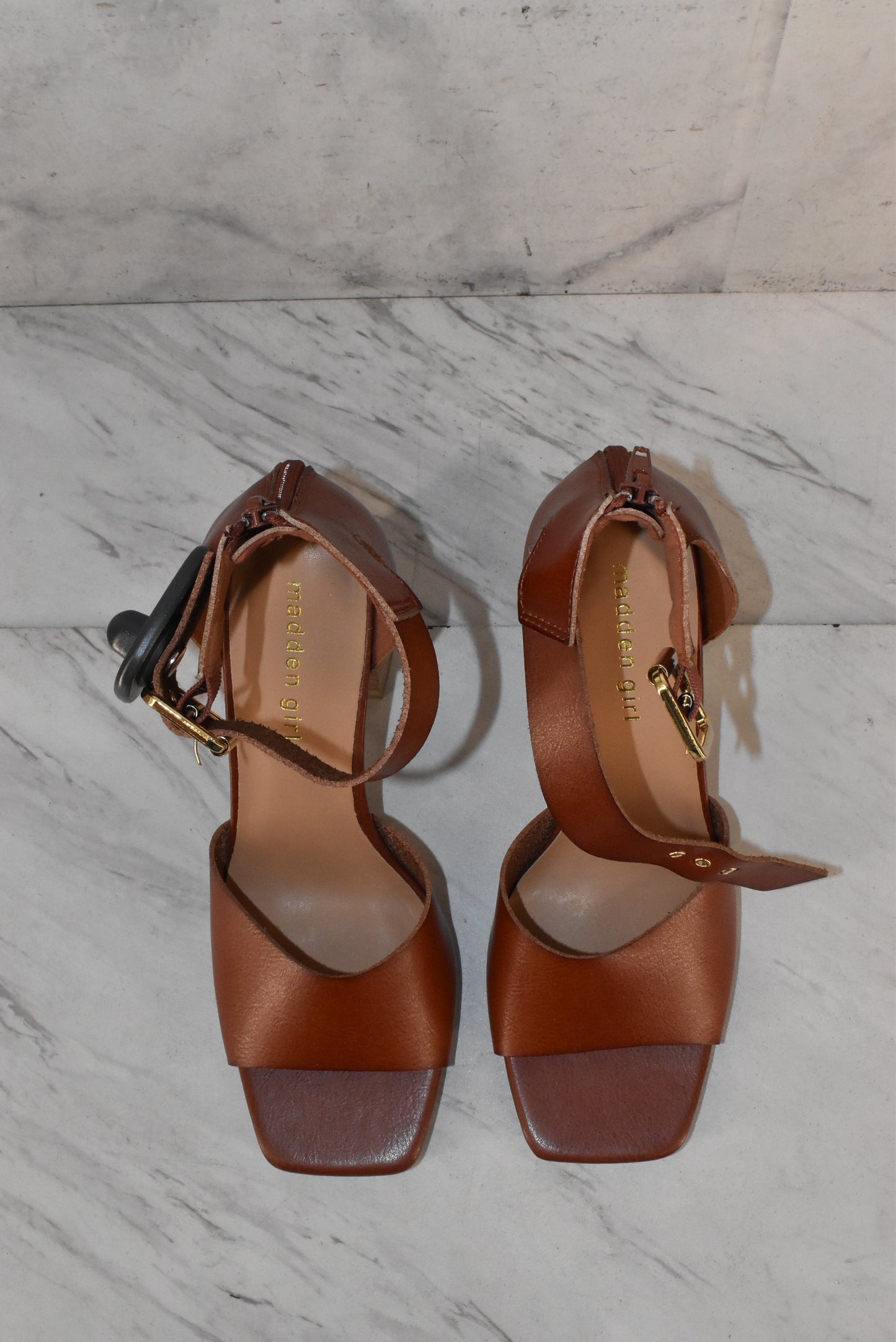 Sandals Heels Block By Madden Girl Size: 8.5