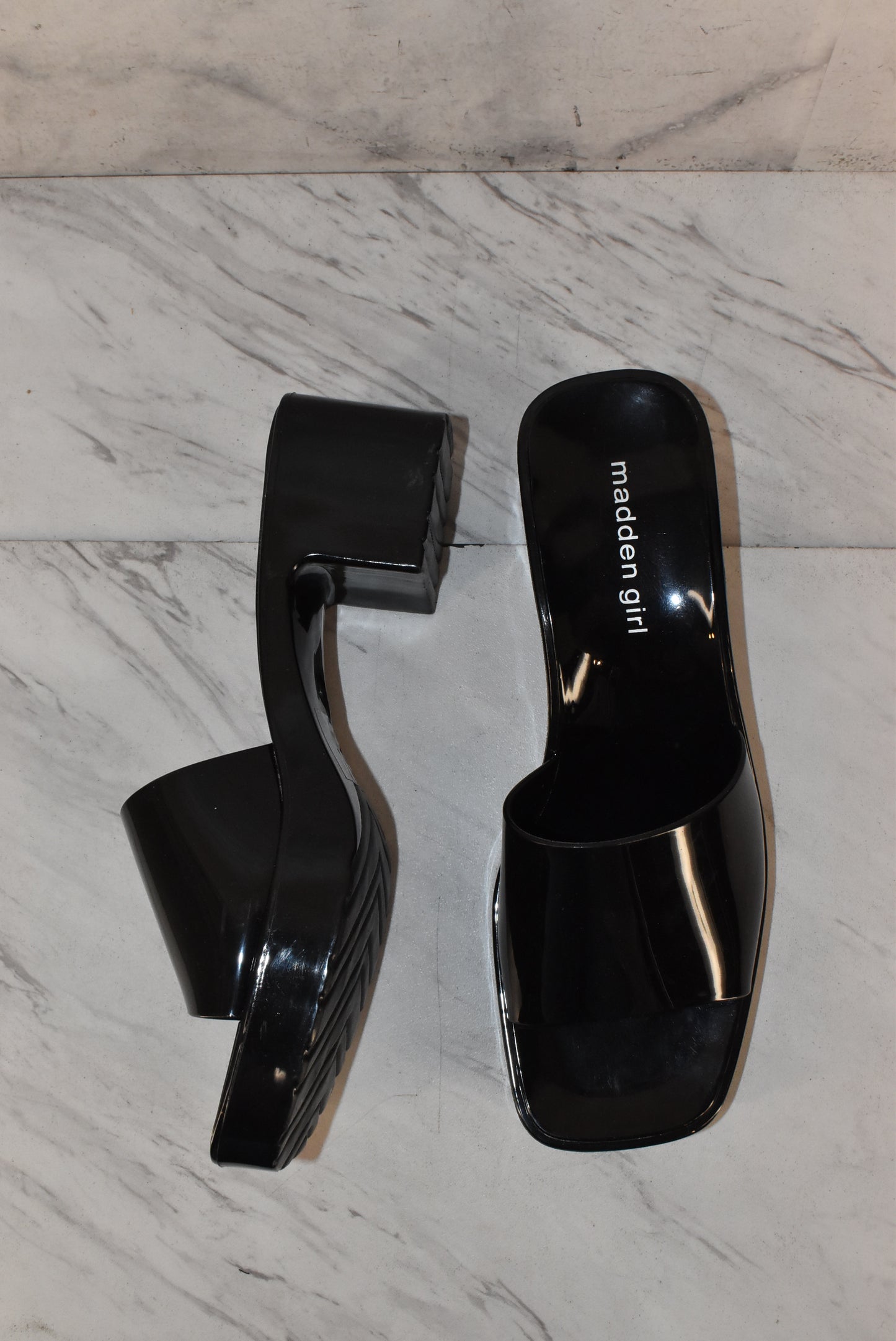 Sandals Heels Block By Madden Girl Size: 9