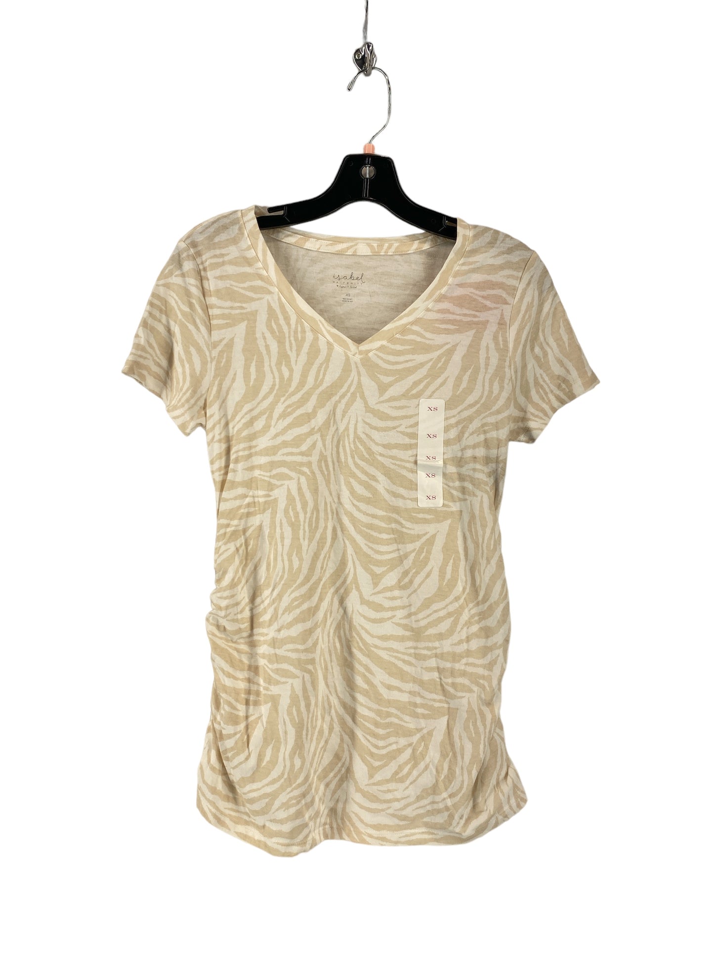 Maternity Top Short Sleeve By Isabel Maternity Size: Xs